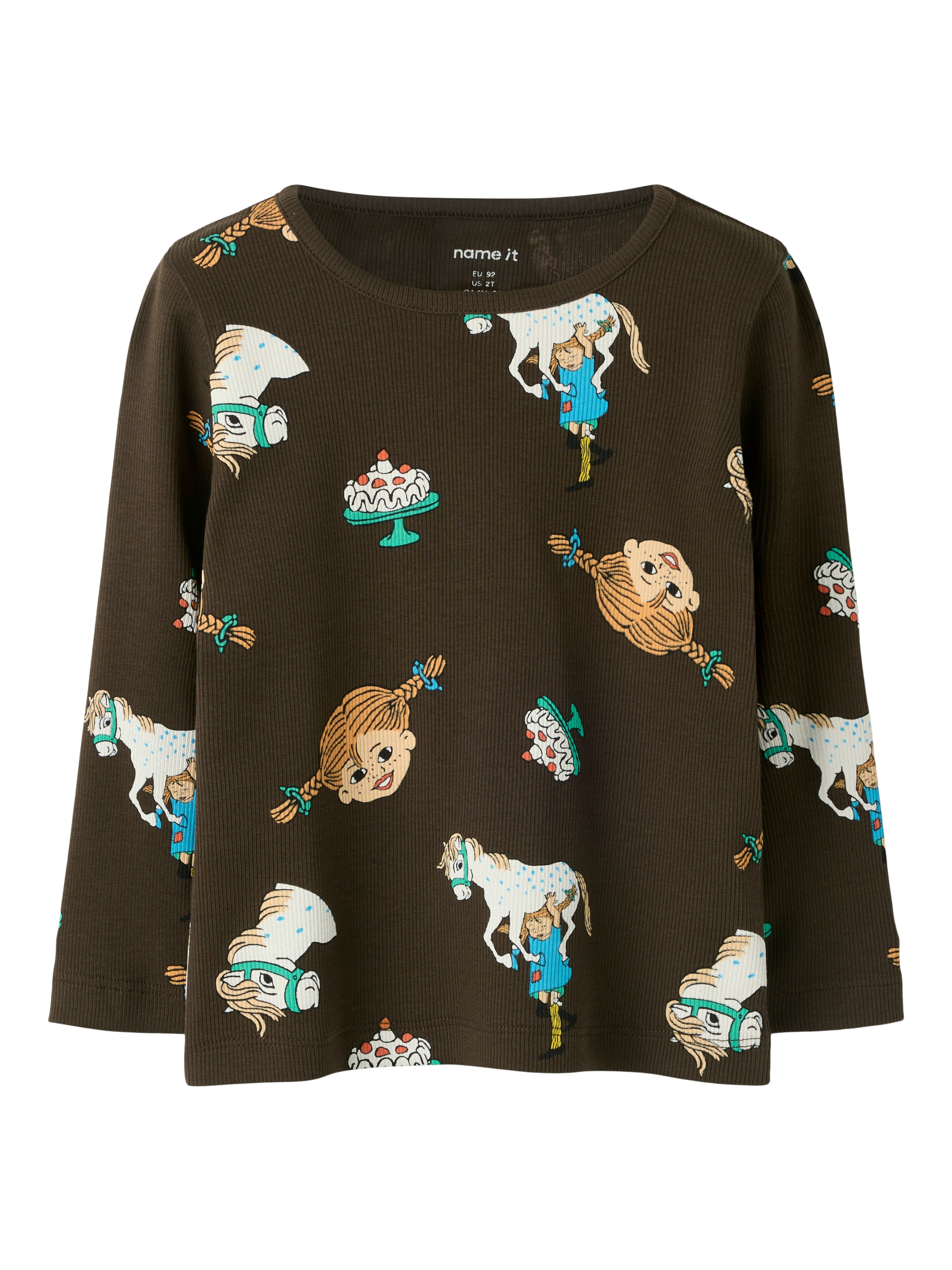 Name It Soca - Pippi Ls Top - Delicioso -   Cm