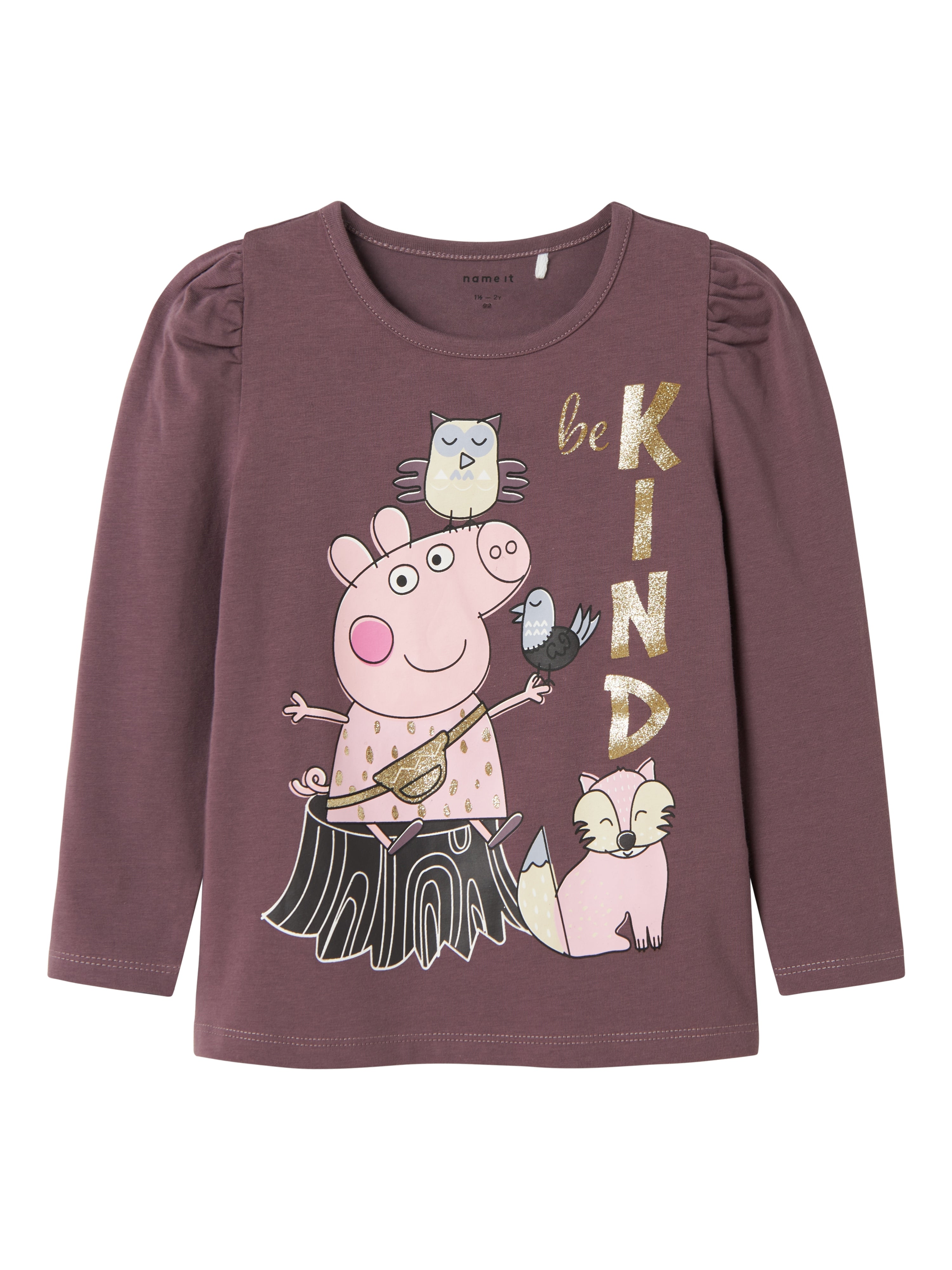 Name It Orra Gurli Gris Bluse – Be Kind i Lilla