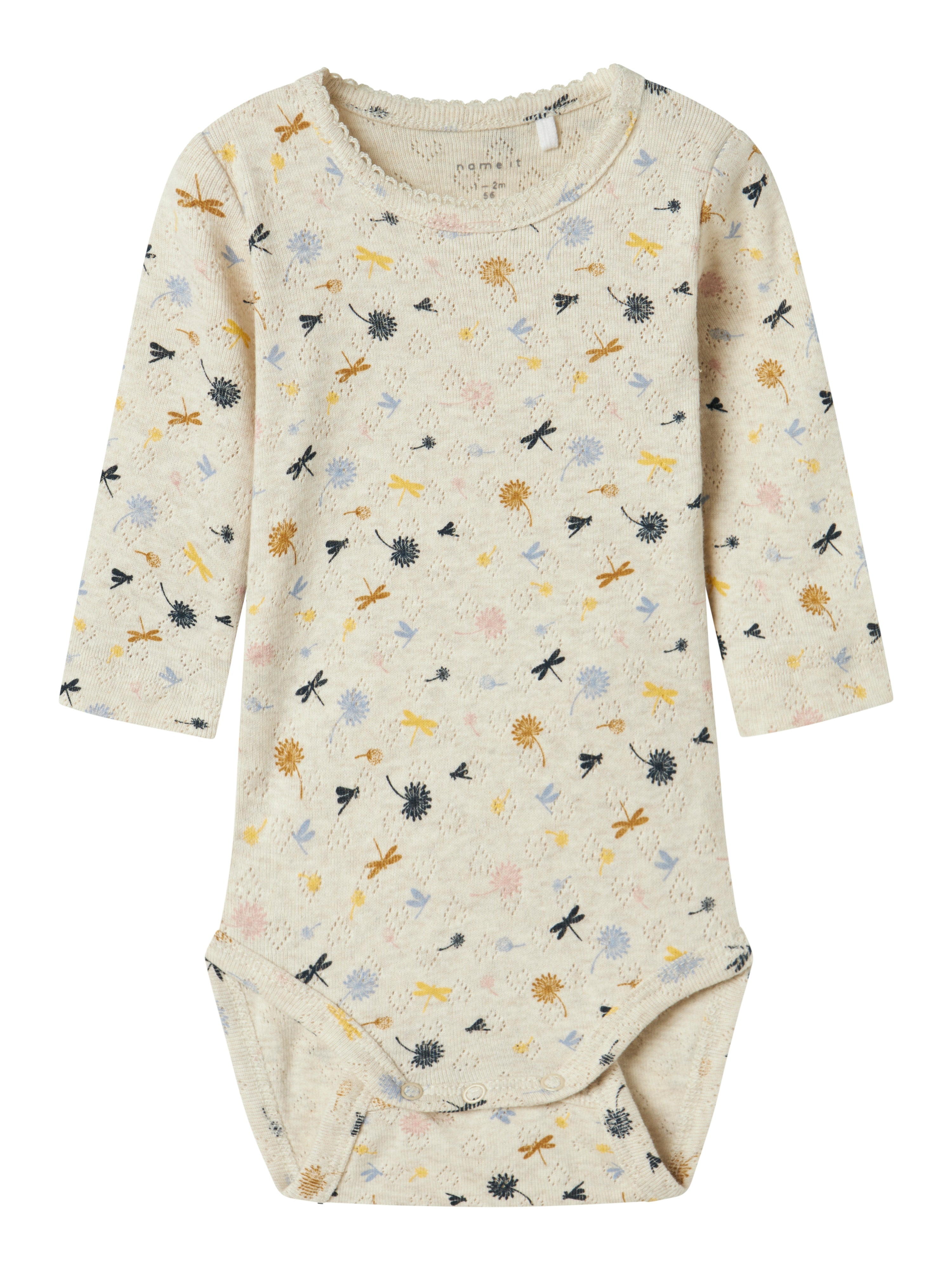 Name It Koral Body - Peyote Melange til Baby - Sødt Design