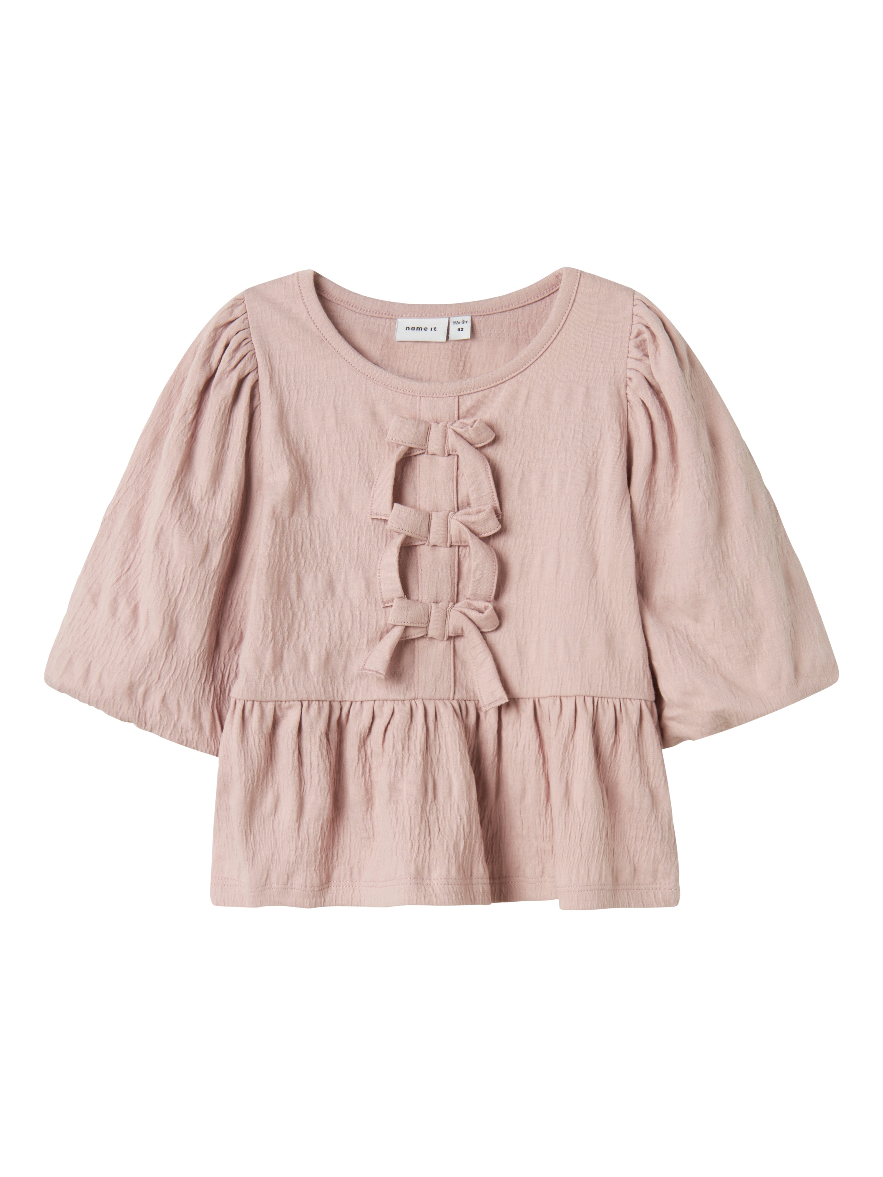 Name It Kesia Top med 3/4 Ærmer - Burnished Lilac - Udsalg!
