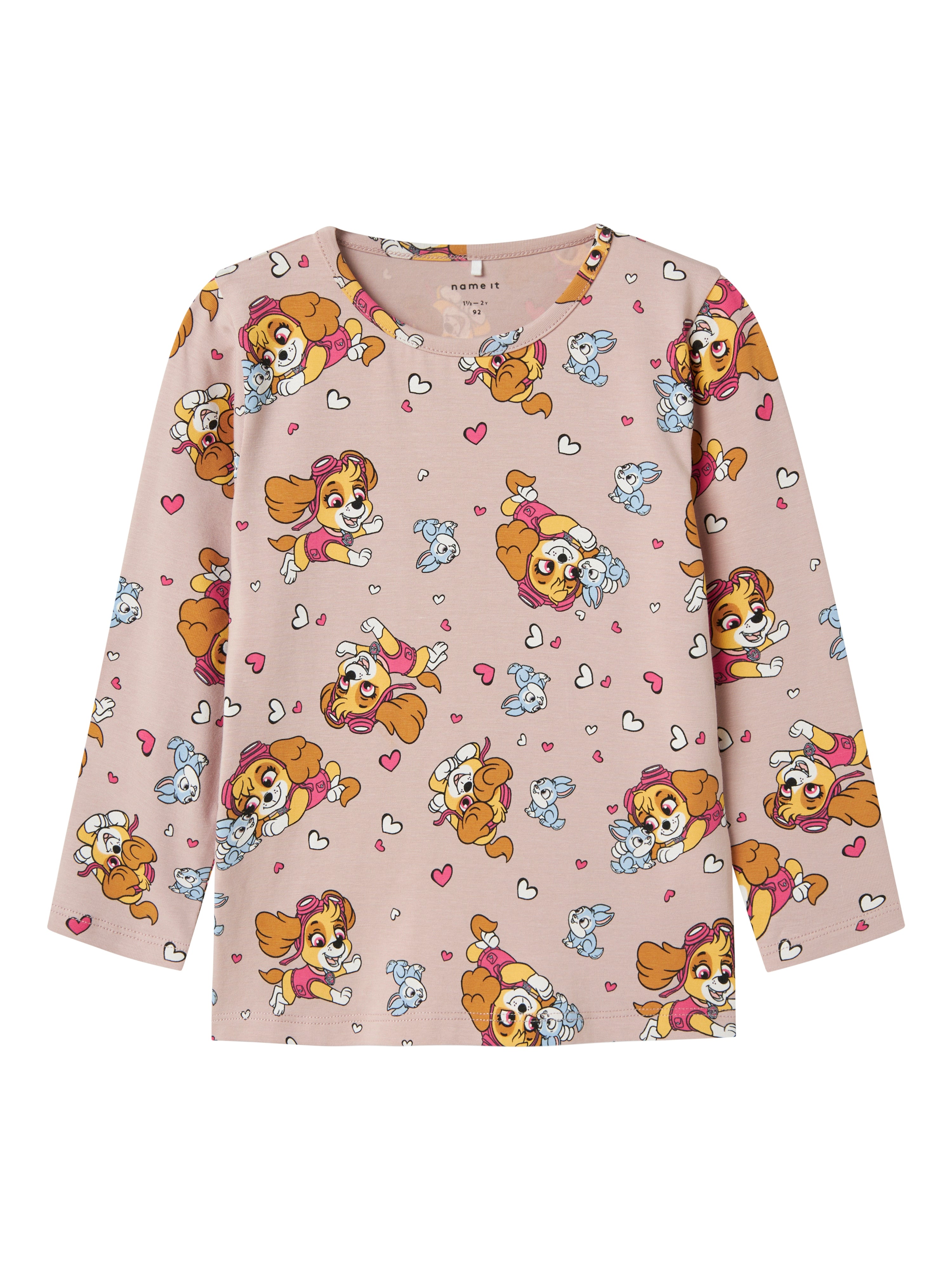 Name It Jiddi Paw Patrol Bluse - Violet med Sky Print