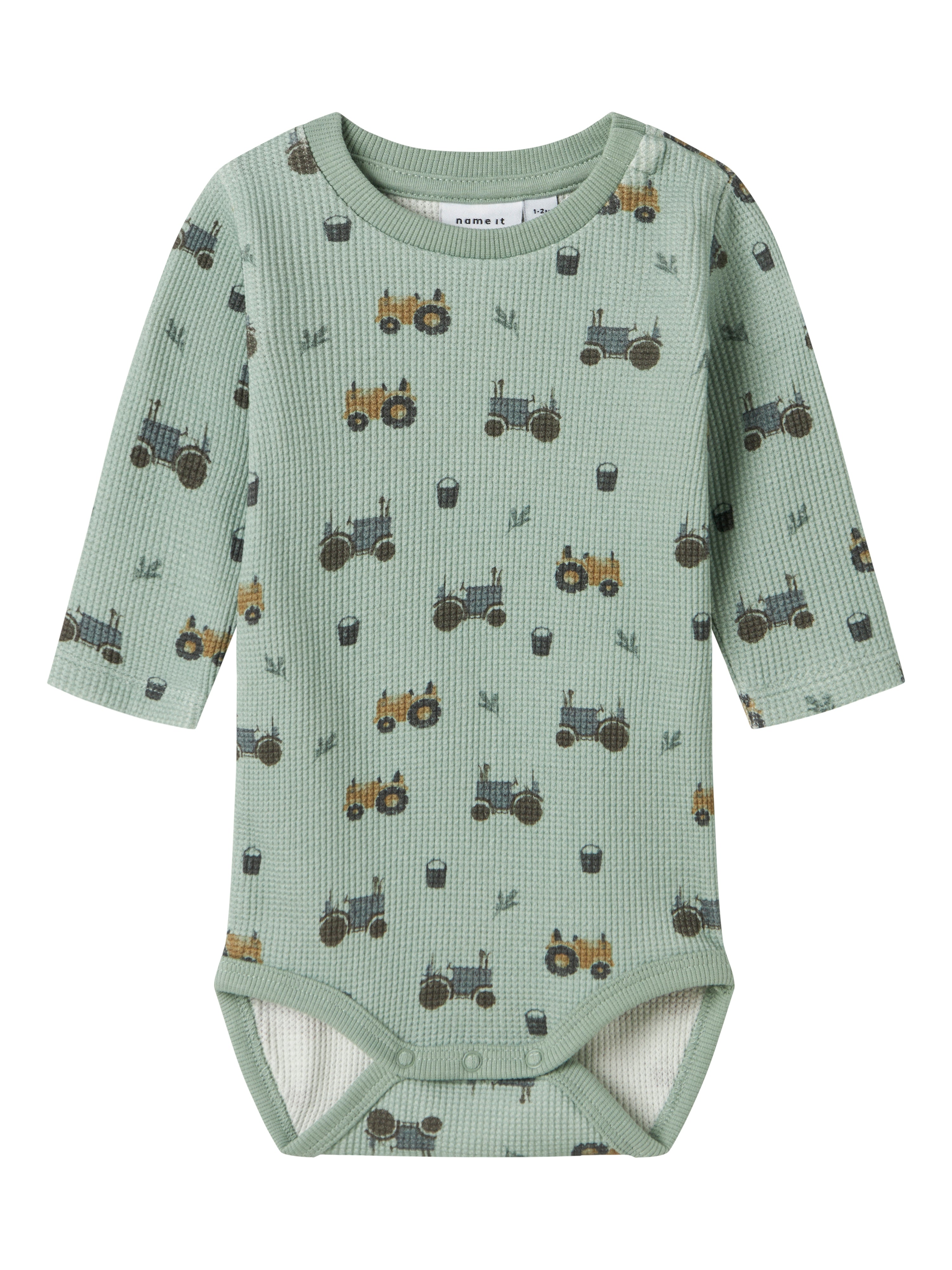 Name It Lactor Body med Traktorprint – Jadeite til Børn