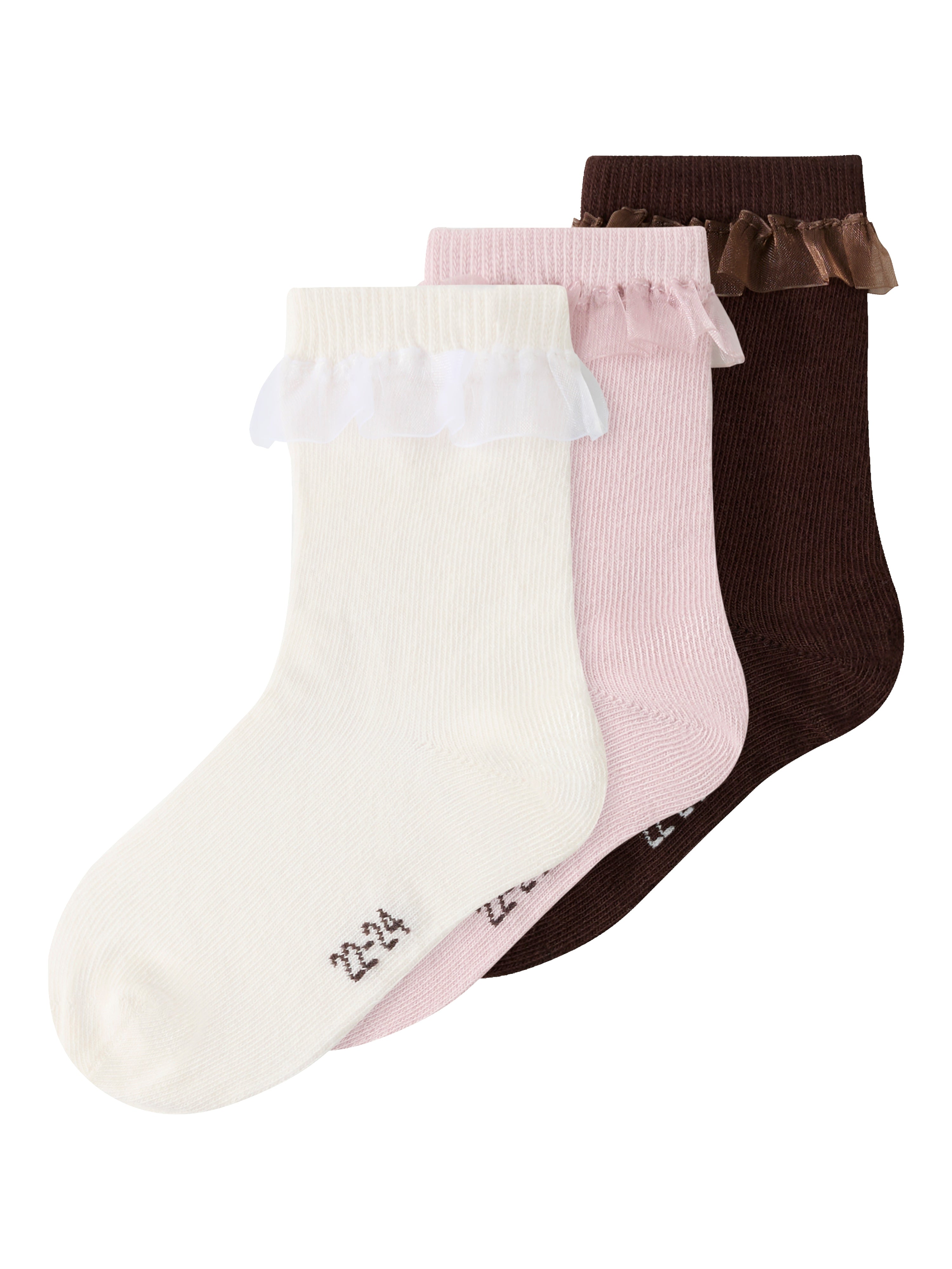 Name It Locka 3-pak Strømper – Burnished Lilac Tilbud!