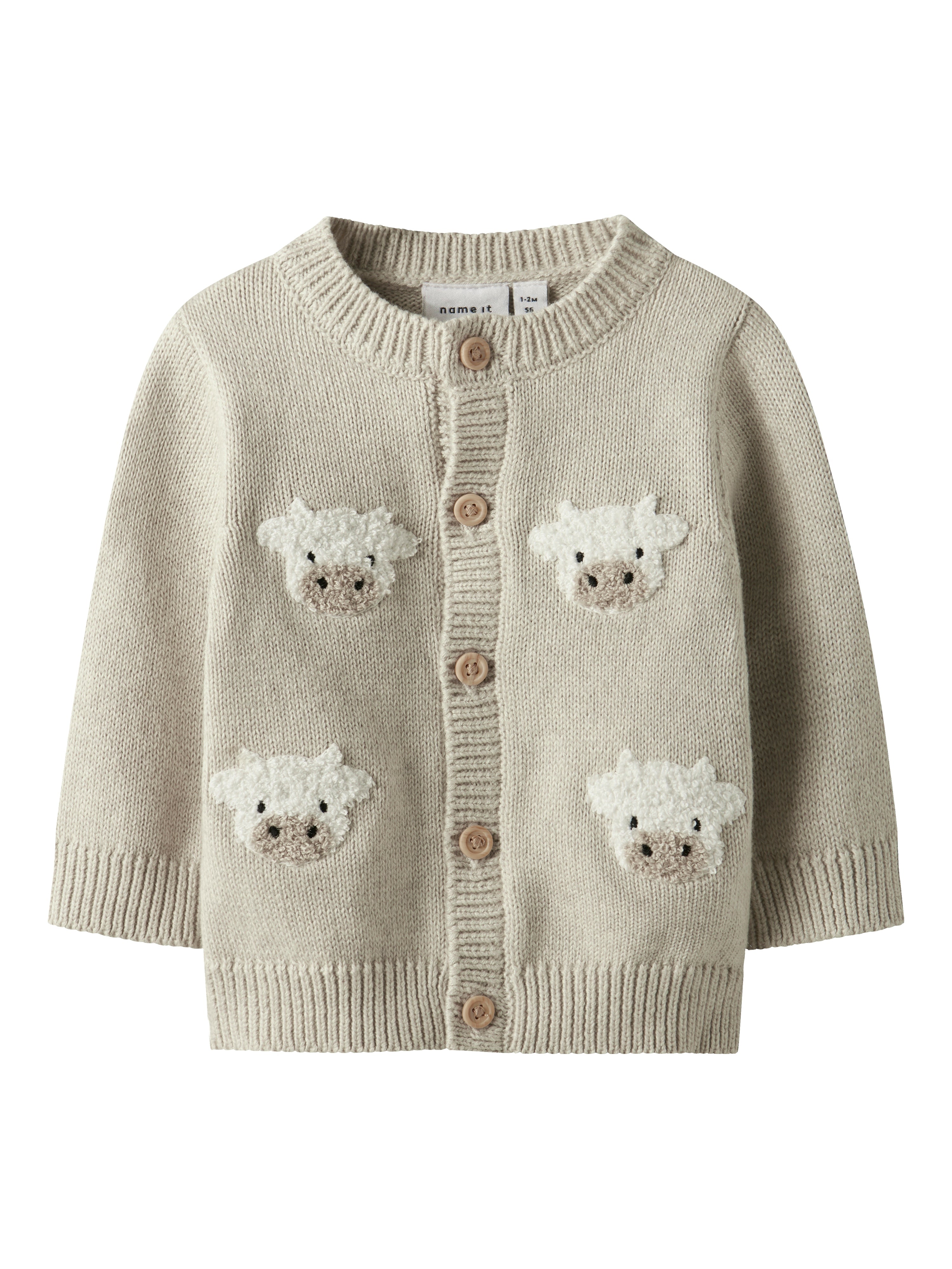 Name It Lional Strik Cardigan – Peyote Melange Tilbud!
