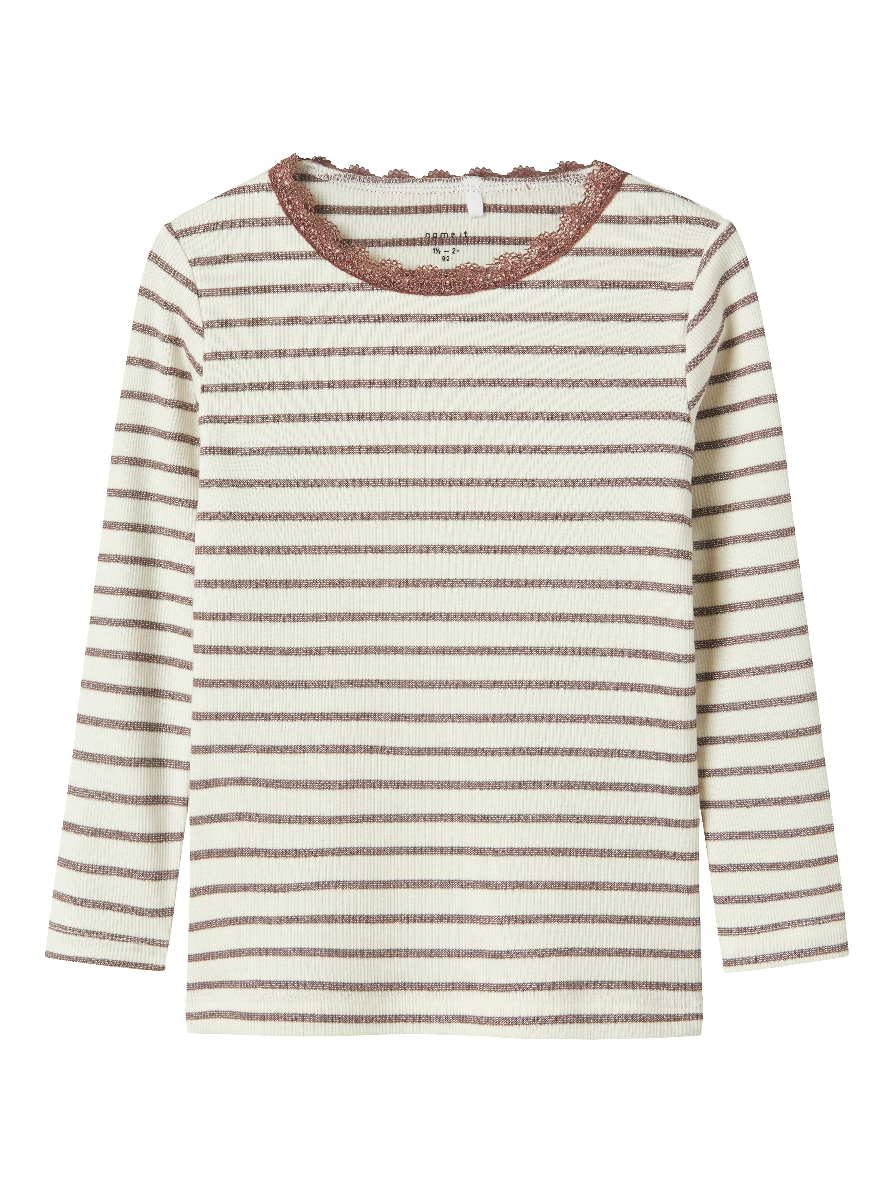 Name It Nette Slim Top med glimmer – Elegant bluse til børn