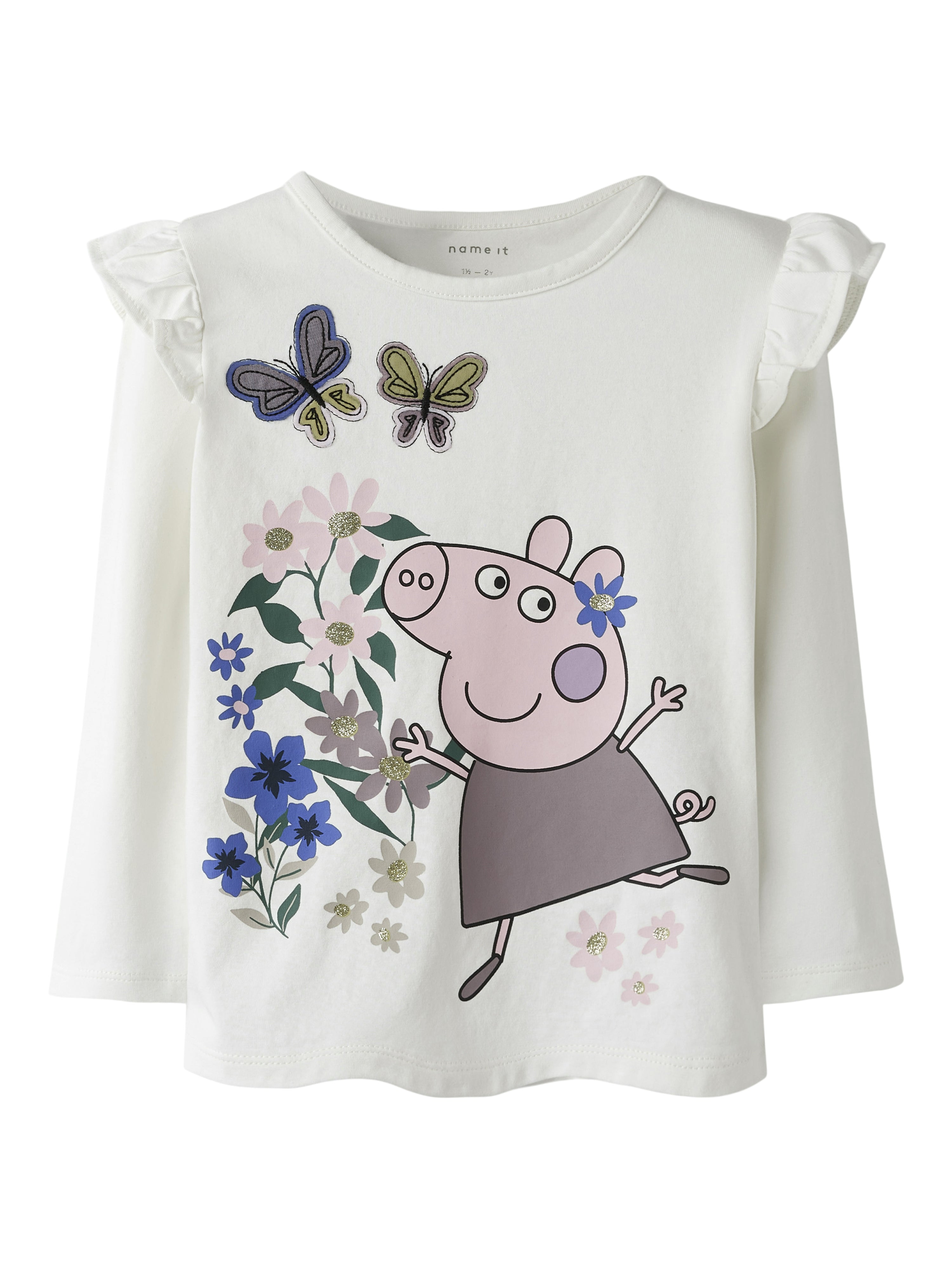 Gurli Gris Bluse – Lyserød Børnetop fra Name It