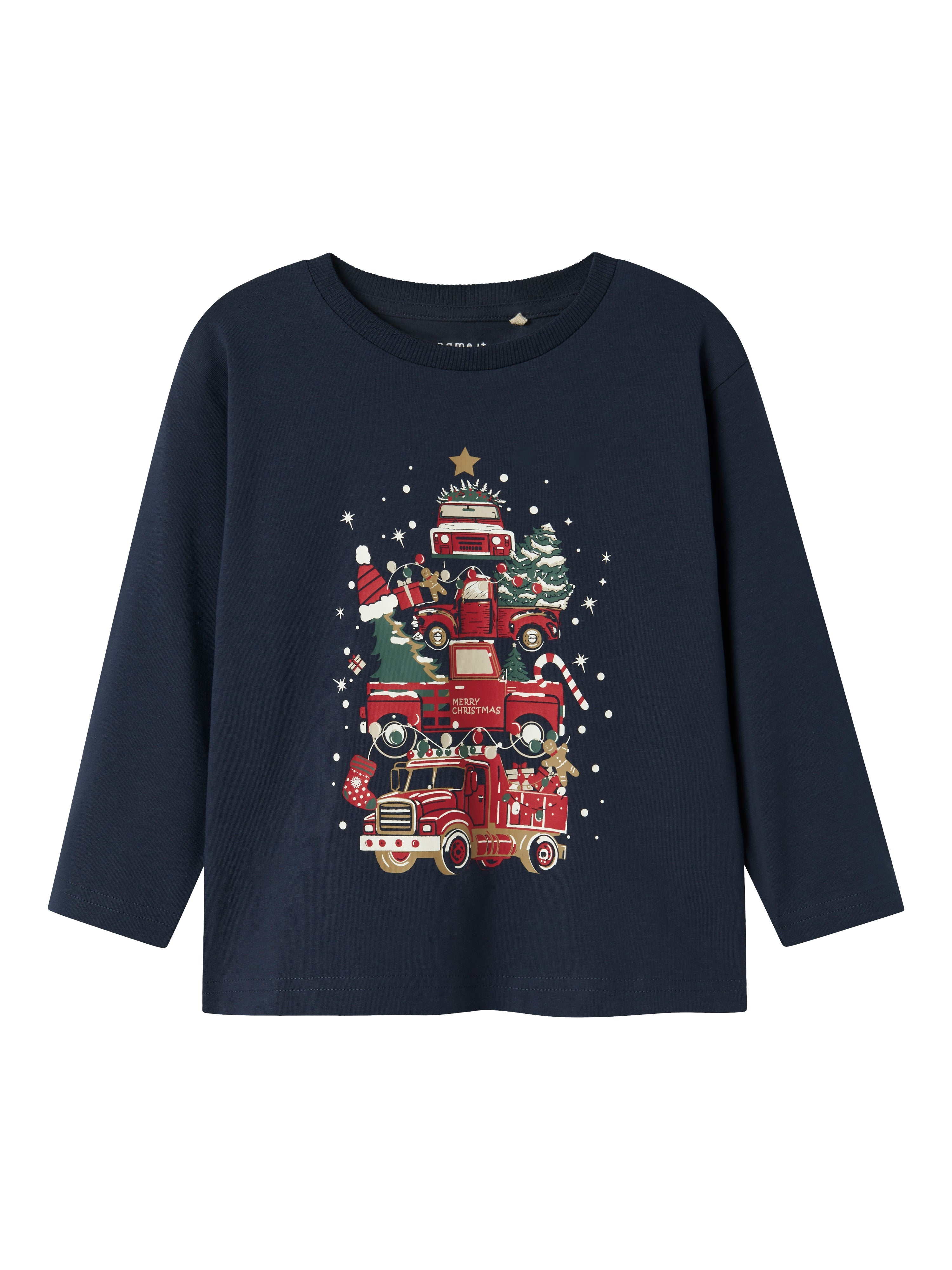 Name It Rejulli Top - Navy Blazer - Julehygge til Børn