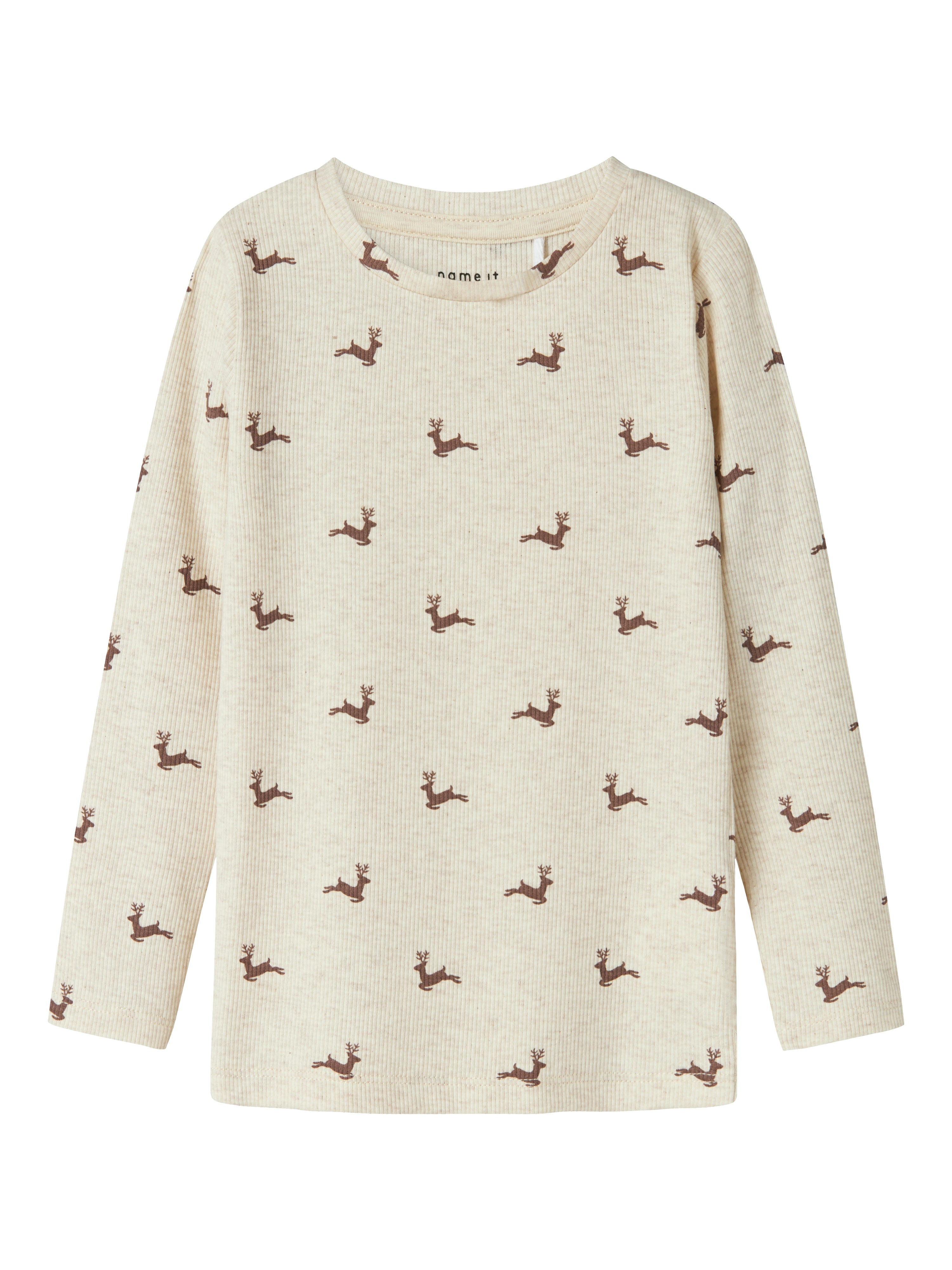 Name It Roko Bluse – Peyote Melange til Mini Piger