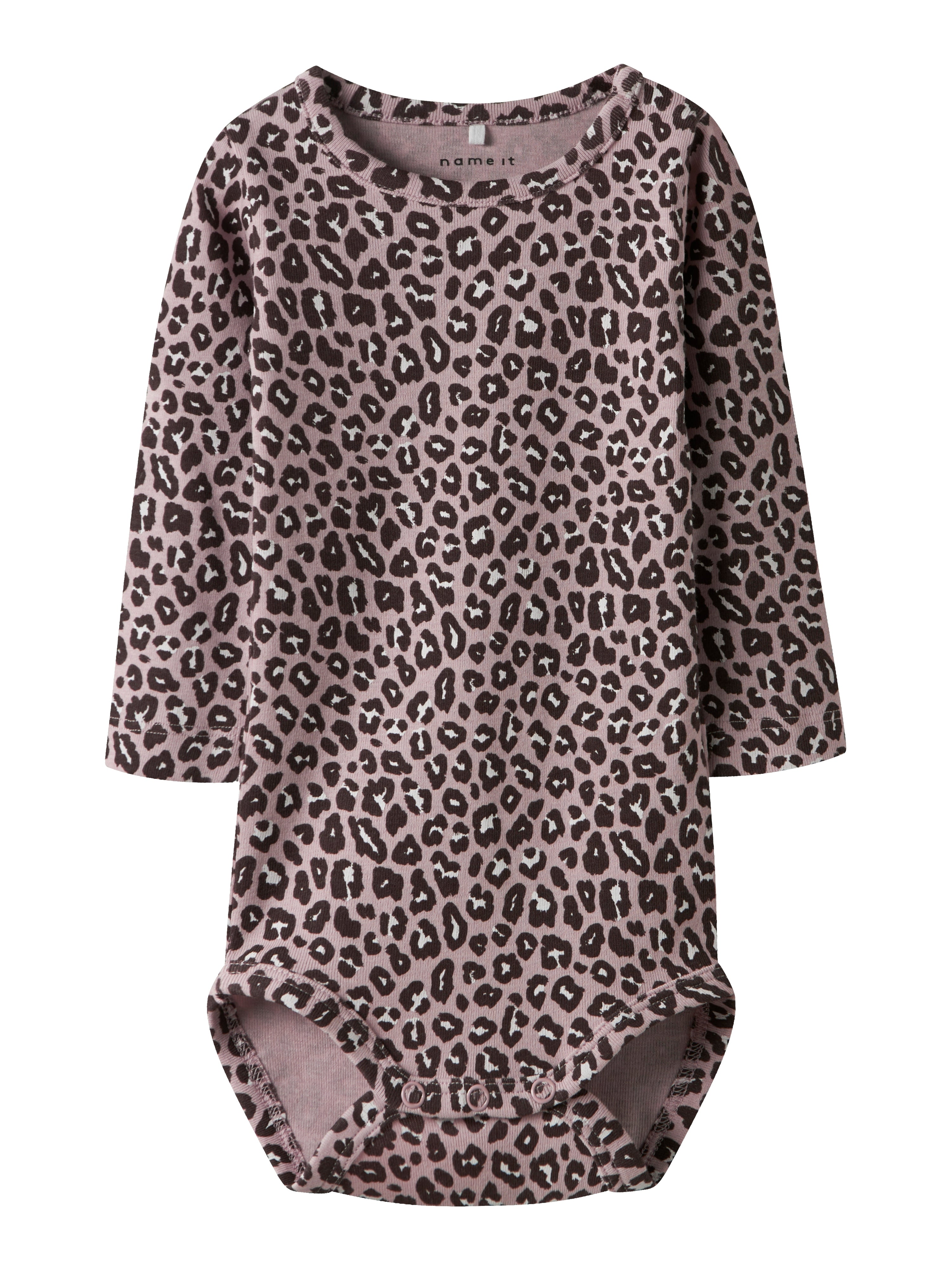Name It Leoana Body - Leopardprint i Burnished Lilac