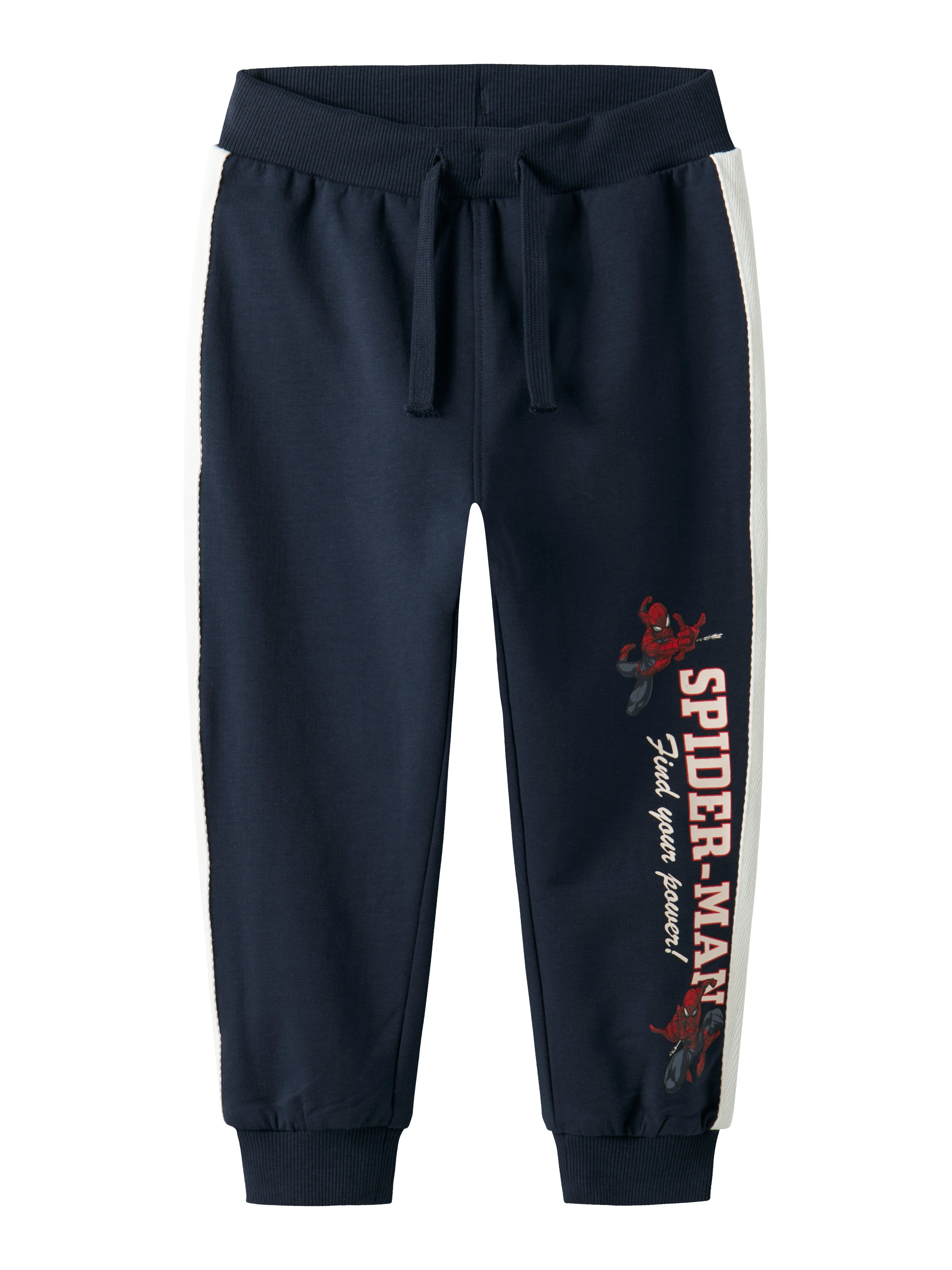 Name It Obert Spiderman Sweatpants – Mørkeblå Superhelte!