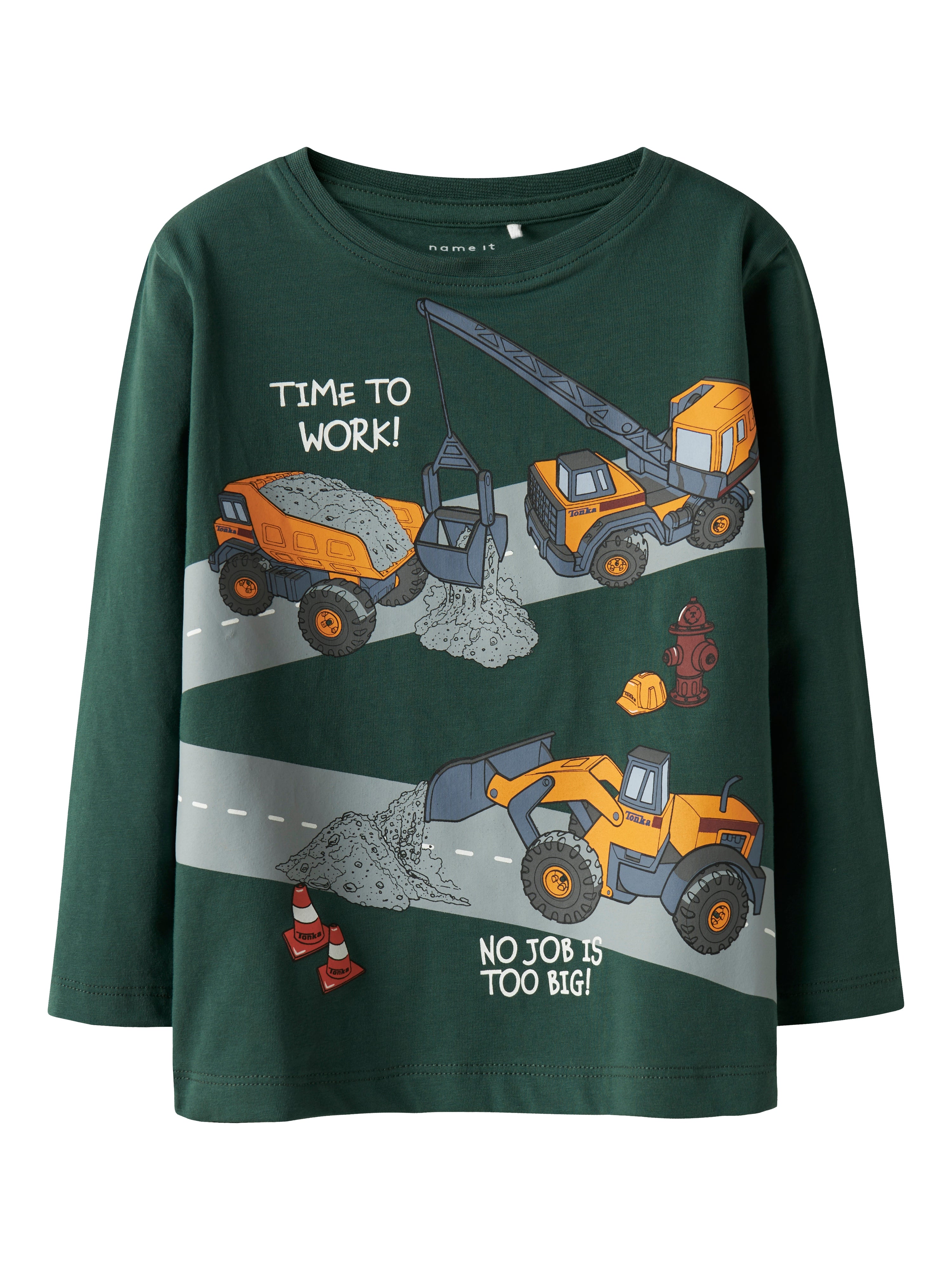 Name It Ofek Tonka Bluse – Bistro Grøn – Stilfuld Design