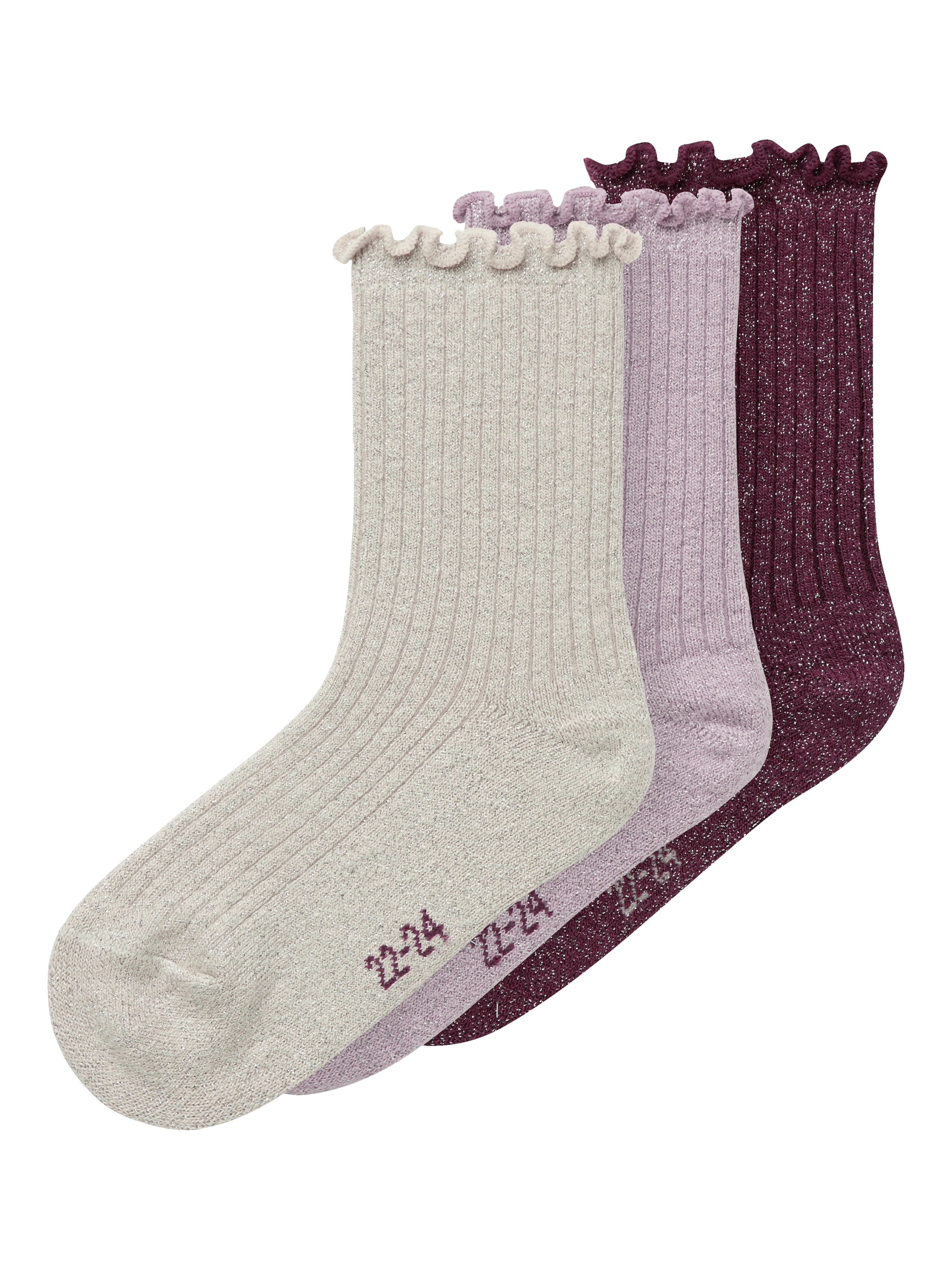 Name It Rosie Strømper 3 Pak – Keepsake Lilac Tilbud!