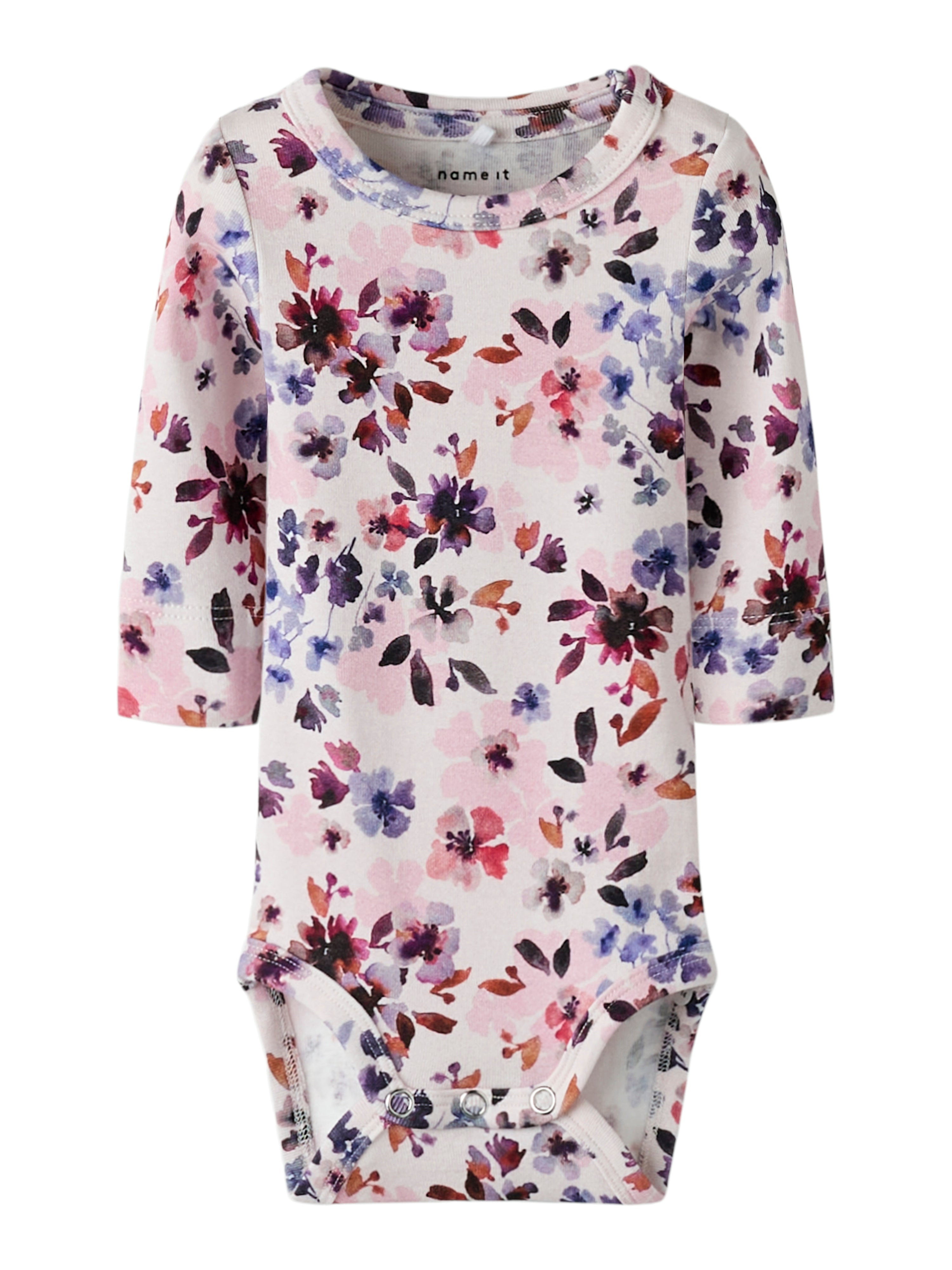 Name It Kayla Body – Blomsterprint i Calcite til Børn