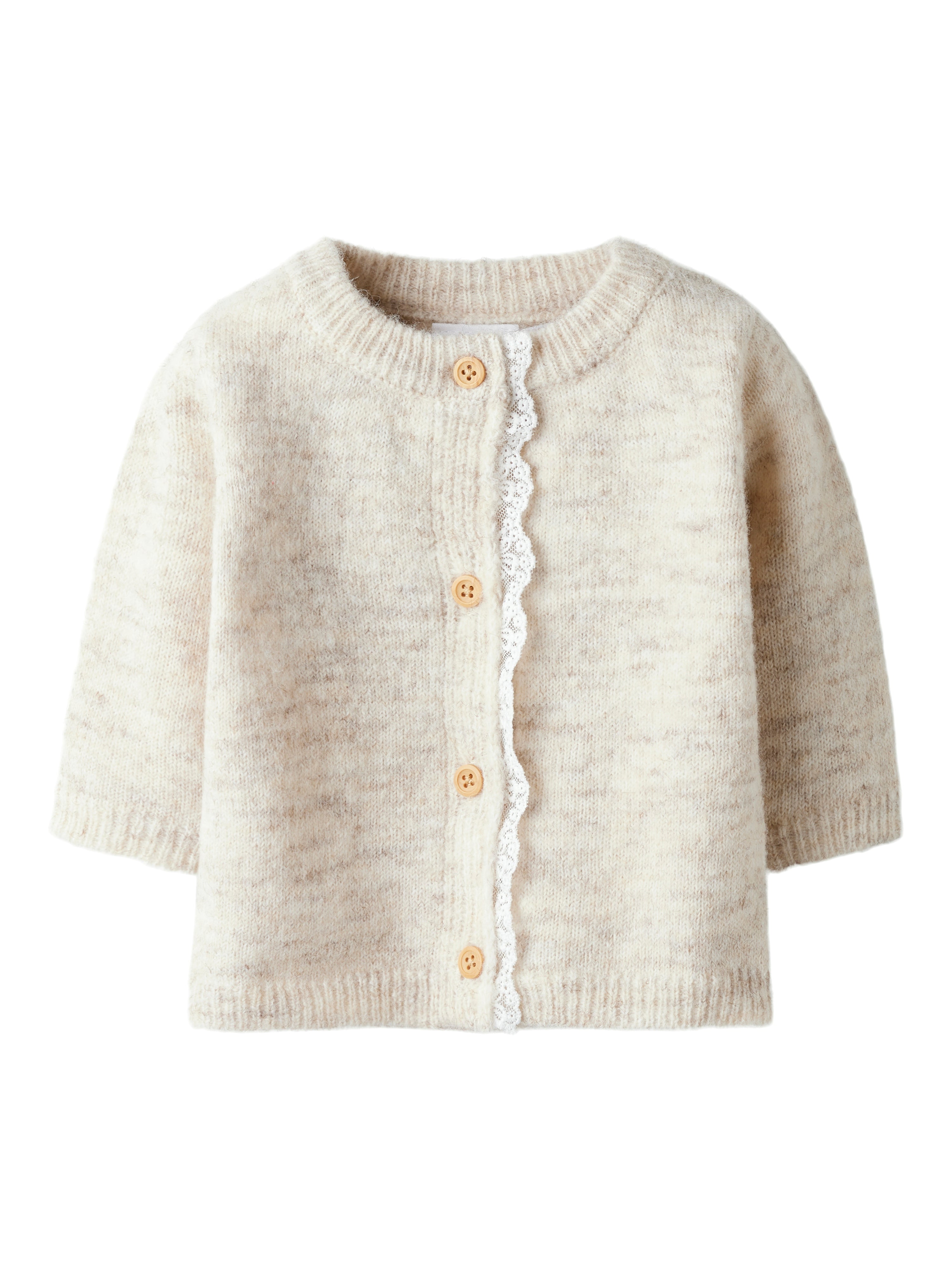 Name It Rikimmi Strik Cardigan – Peyote Melange Tilbud
