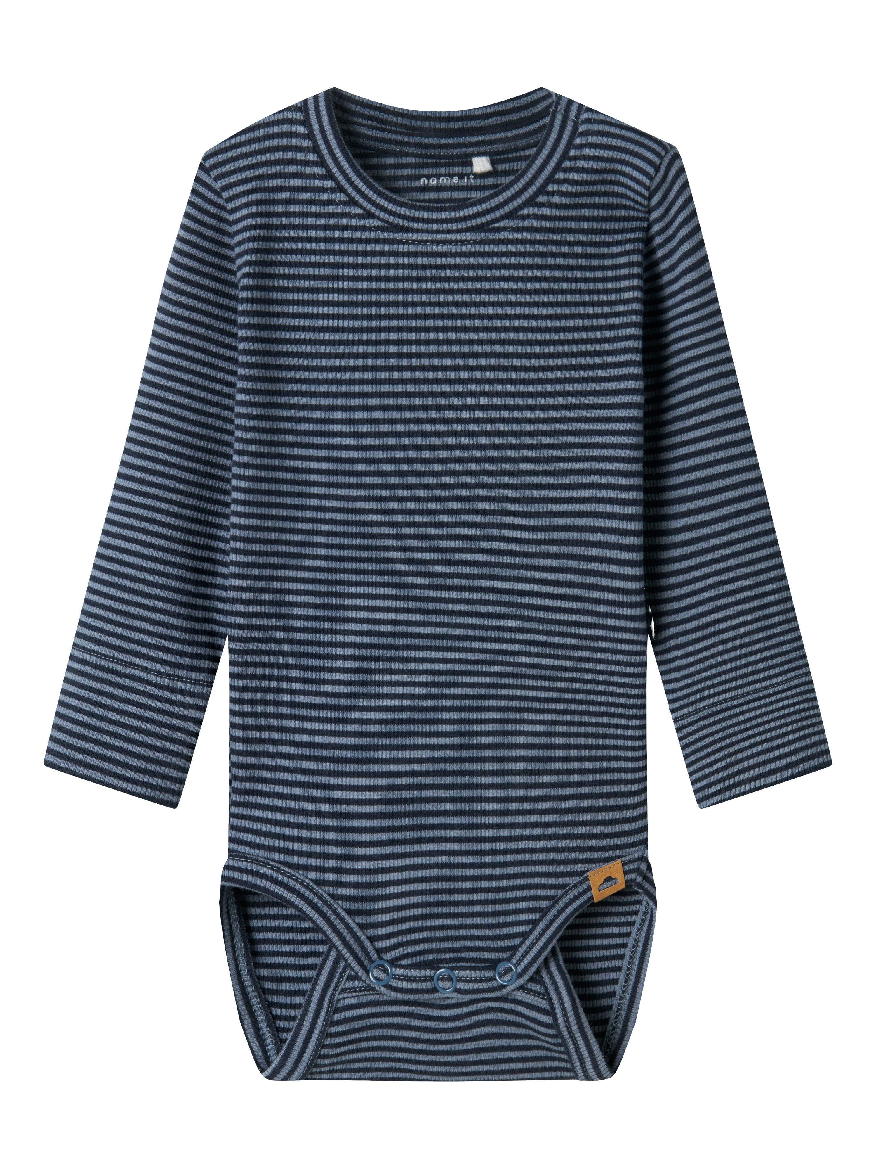 Name It Berro Ls Body – Navy Blazer i Økologisk Bomuld