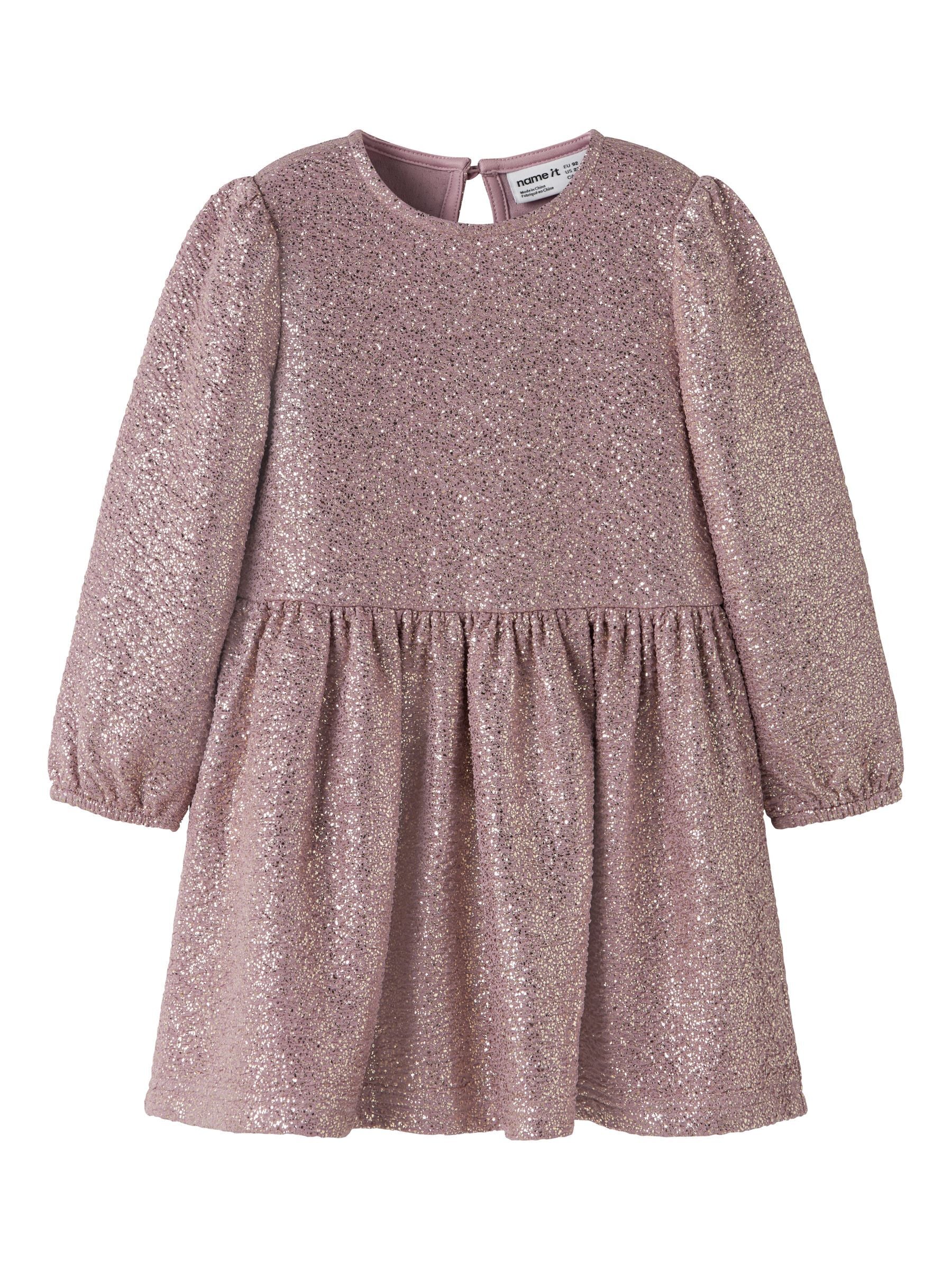 Glitrende Kjole fra Name It – Perfekt til Festlige Begivenheder!