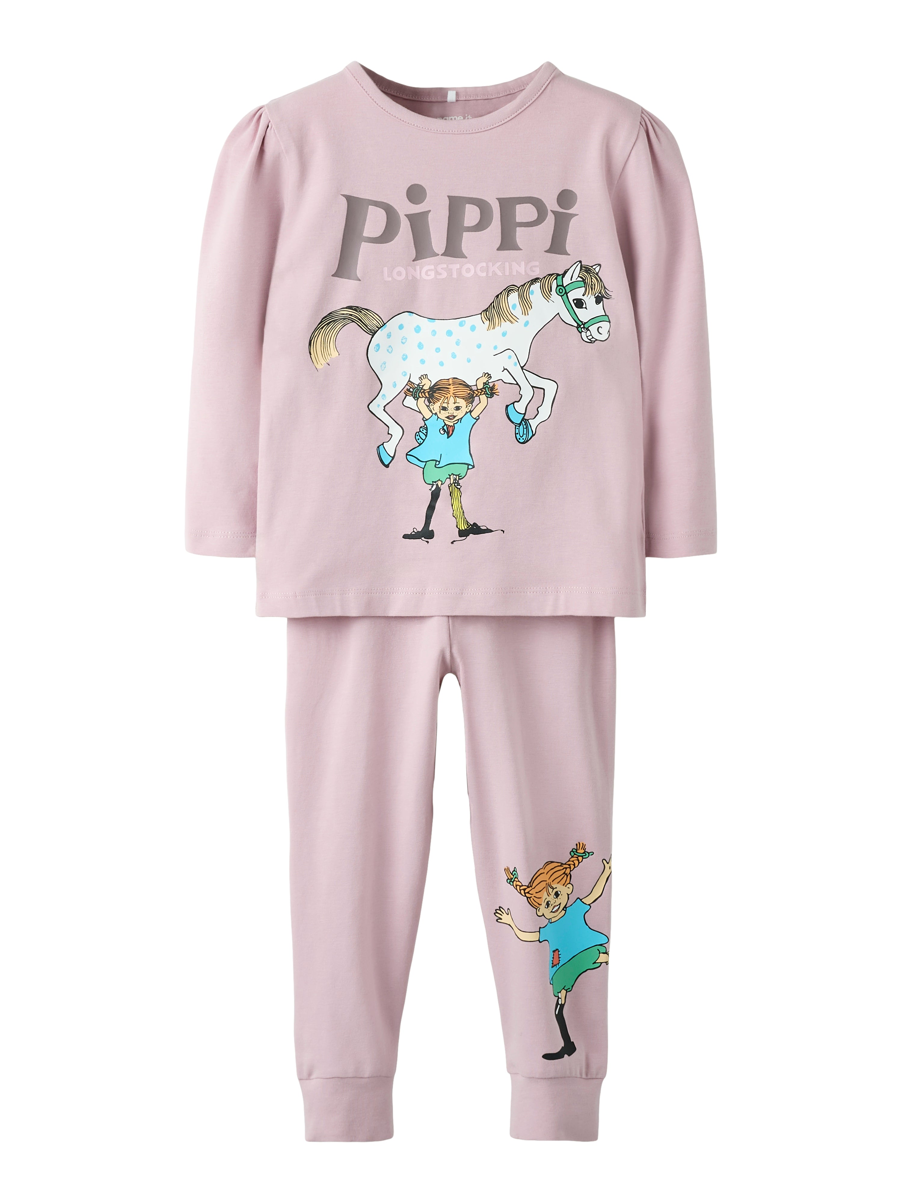 Pippi Langstrømpe Natsæt – Skønt Design til Børn