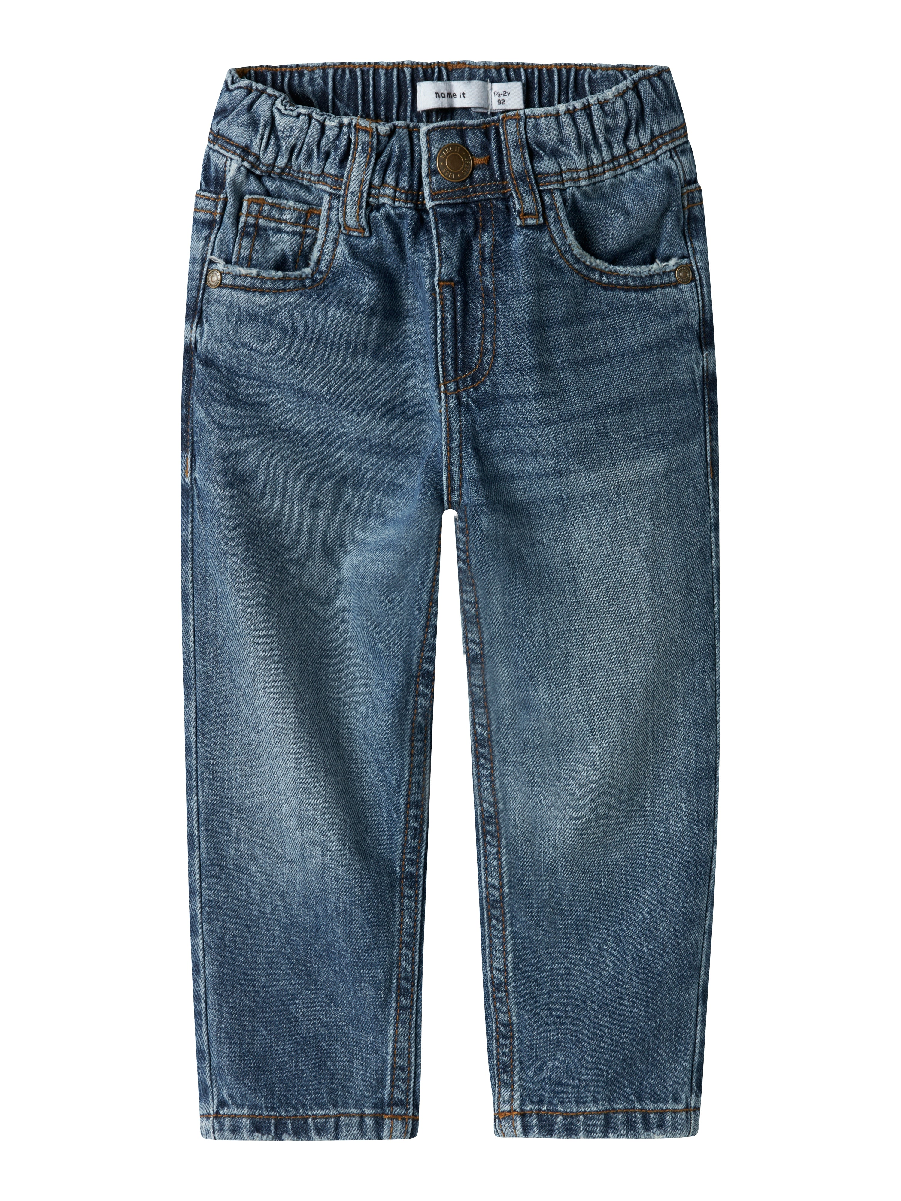 Name It Silas Tapered Jeans – Mørkeblå Denim Tilbud