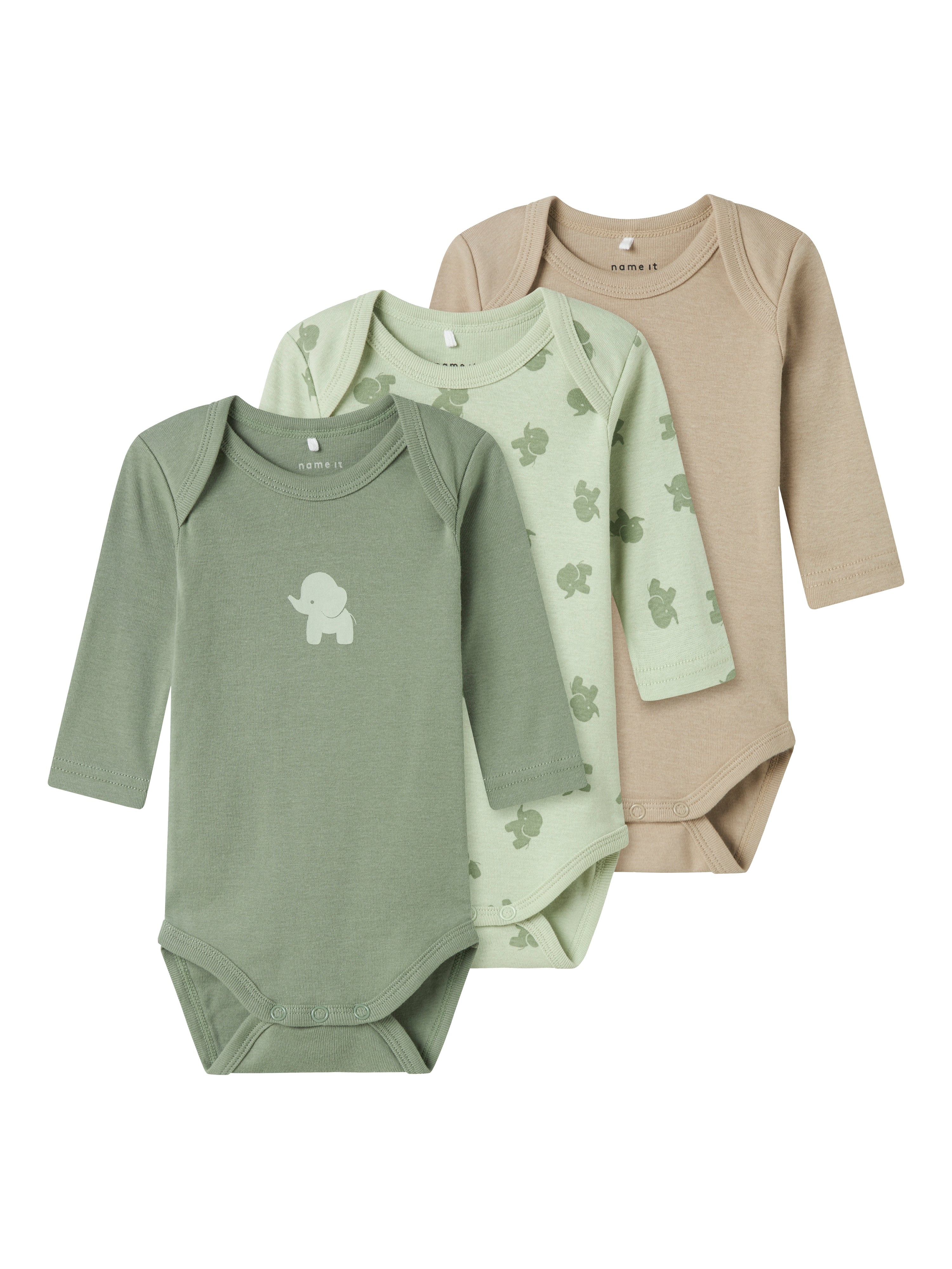 Name It 3-pak Elefant Bodyer – Uundgåeligt Tilbud!