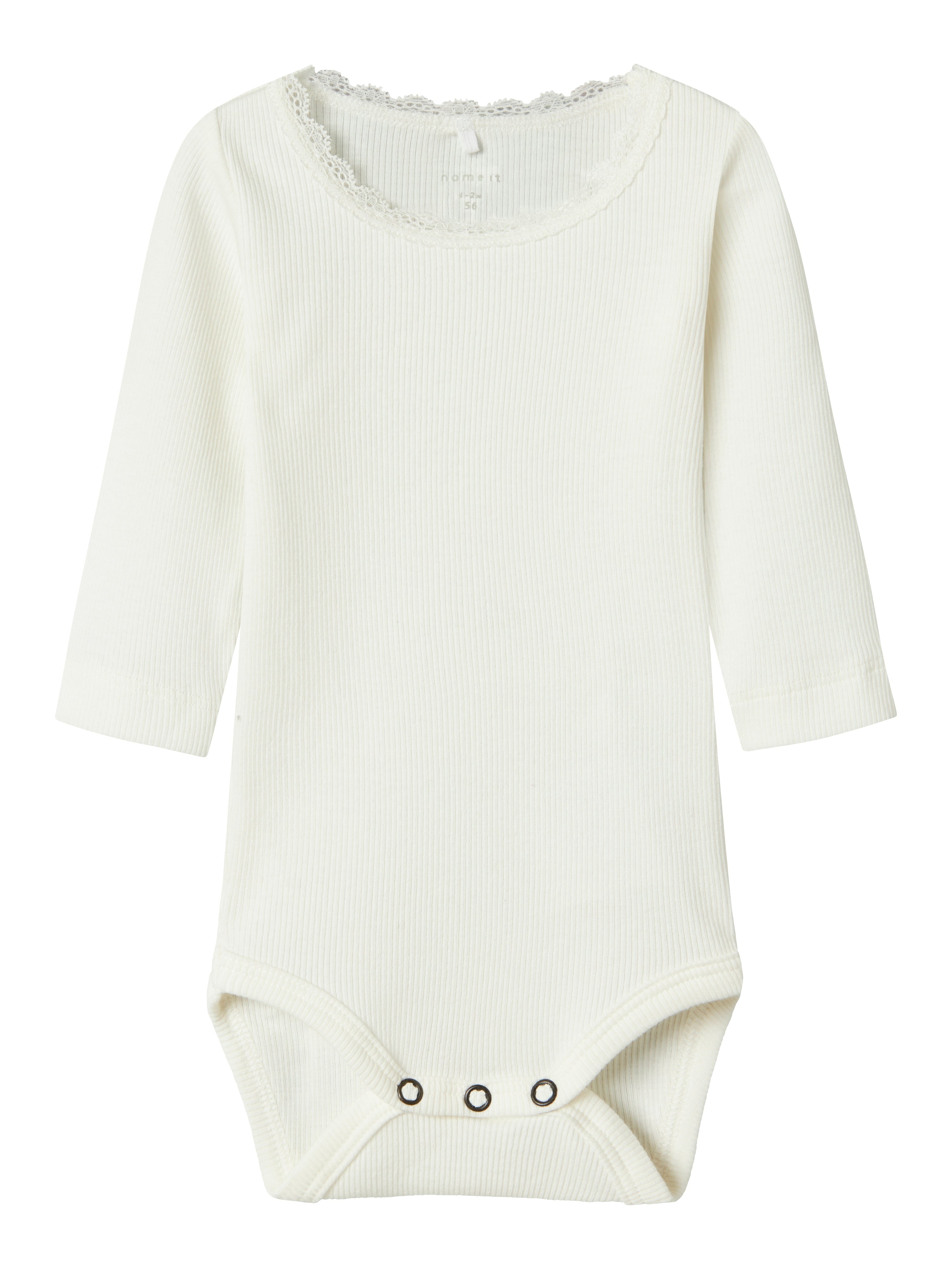 Name It Kab Body Noos – Cloud Dancer – Blød Rib Kvalitet