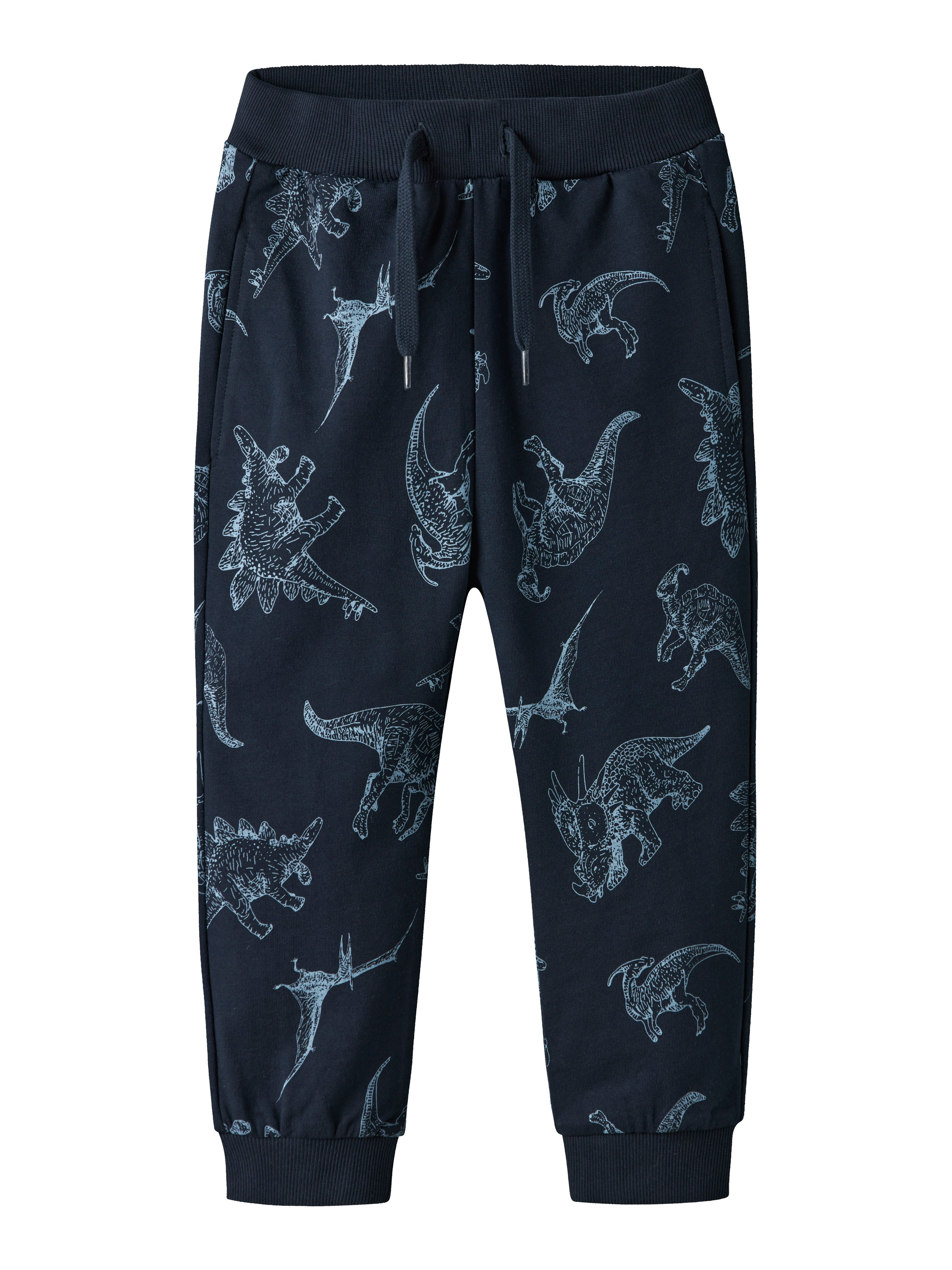 Name It Varon Sweatpants med Dinosaurprint - Mørk Safir