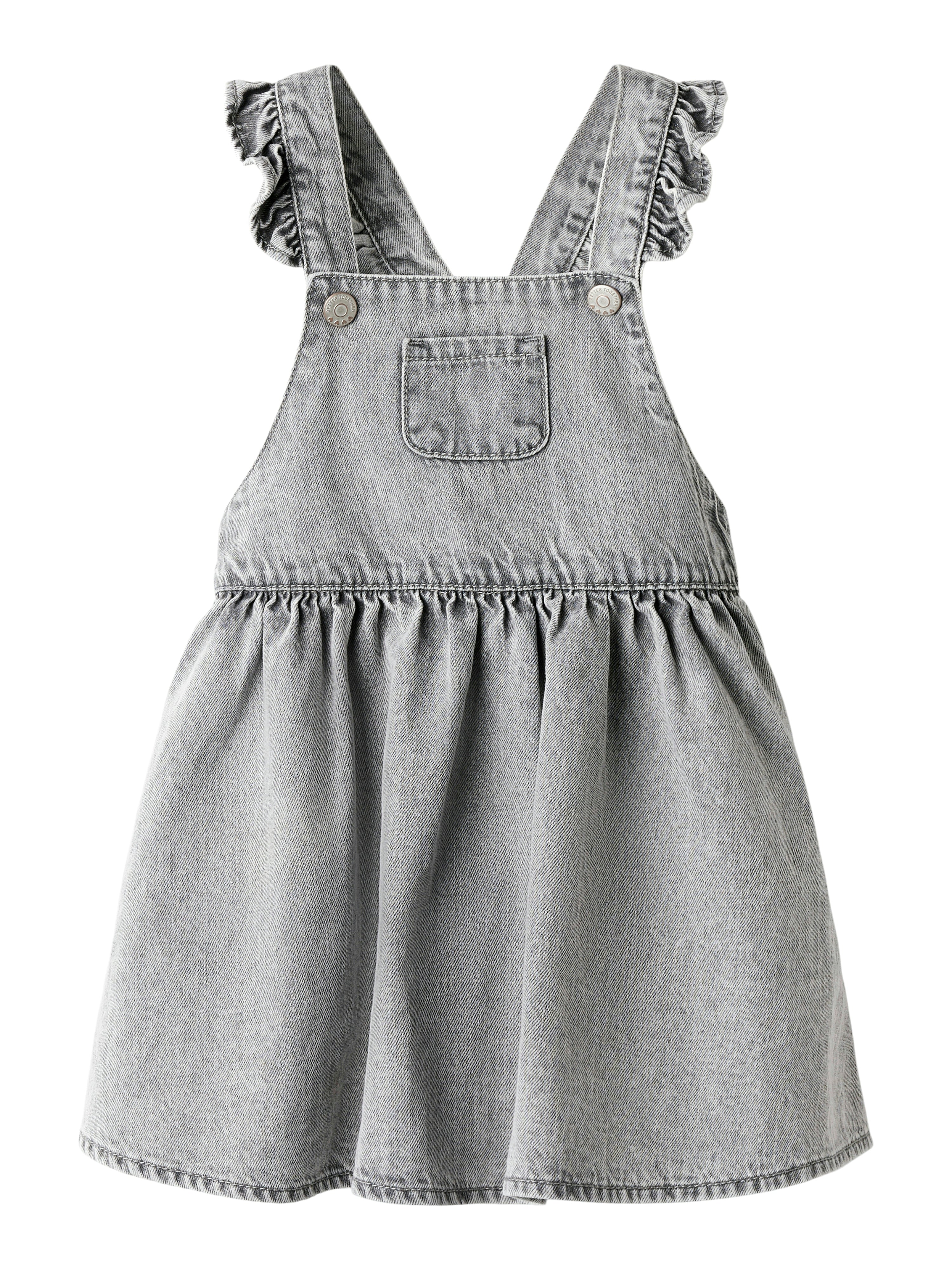 Name It Falli Denim Kjole – Lys Grå – Fantastisk Tilbud!