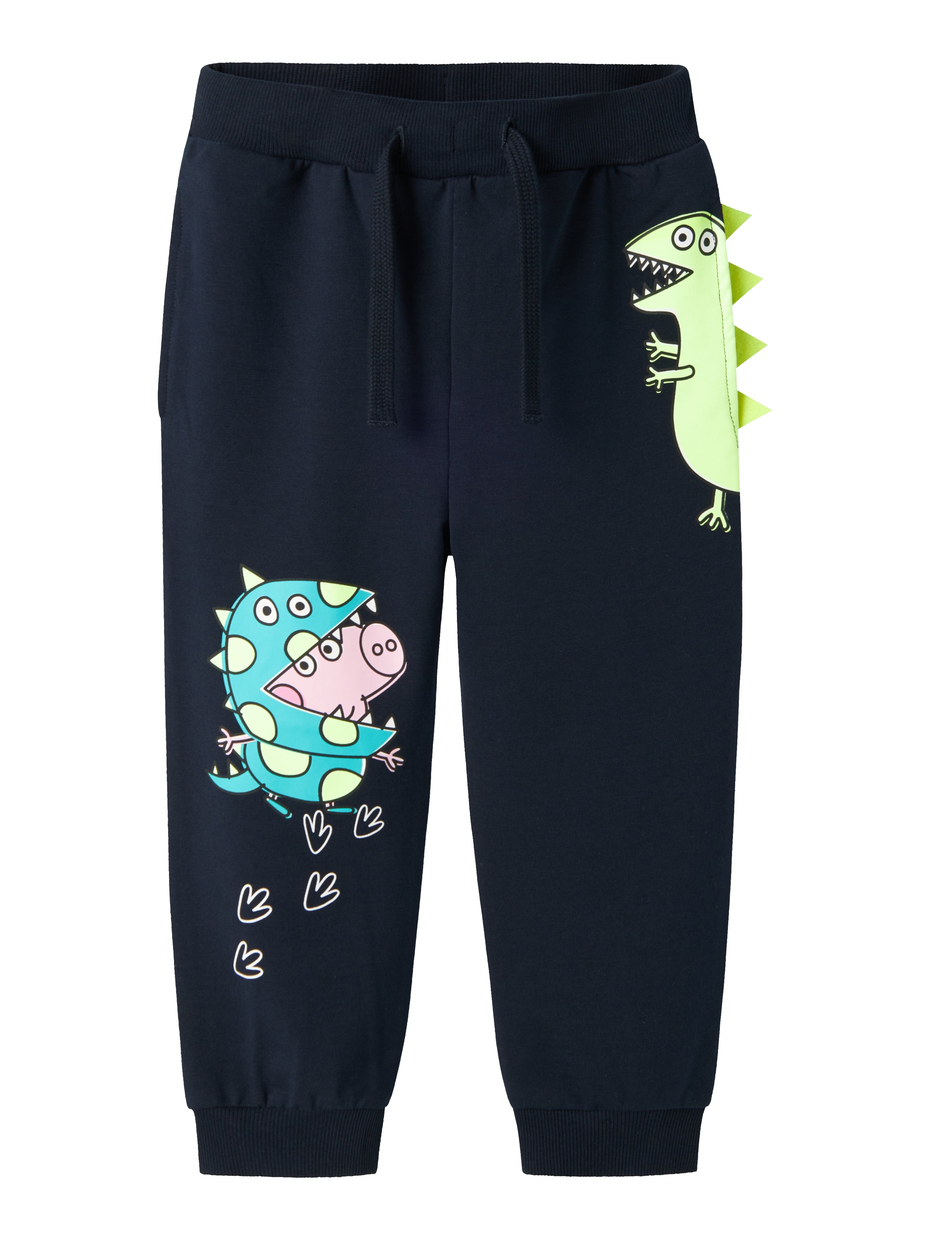 Name It Gurli Gris Sweatpants – Mørkeblå med Print til Børn