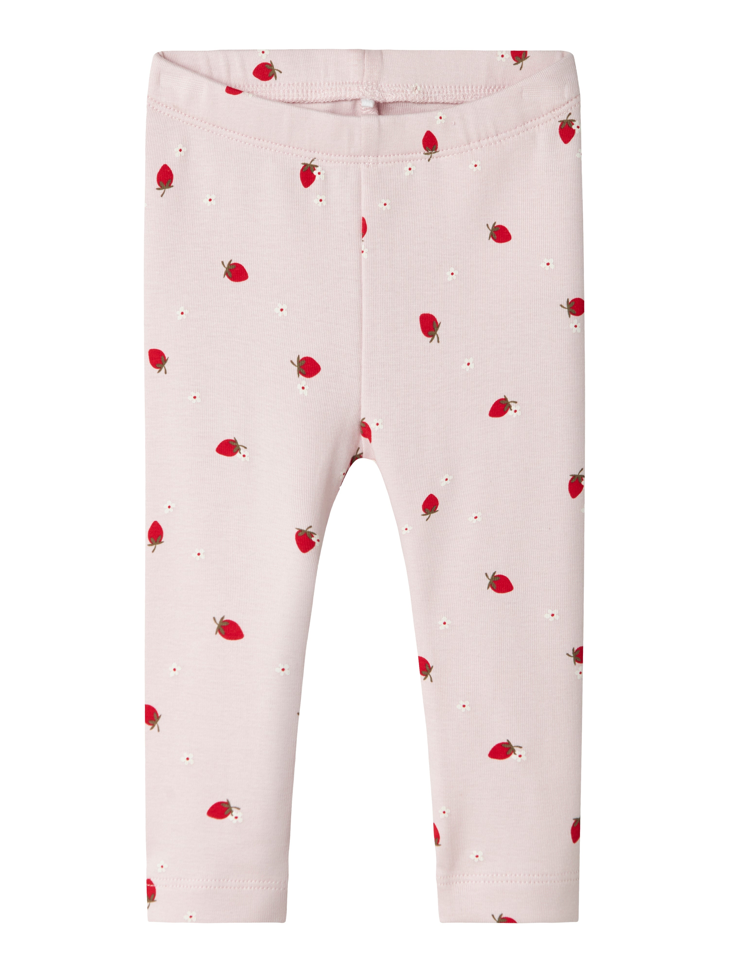 Name It Filly Leggings – Lys Lilla med Jordbærprint