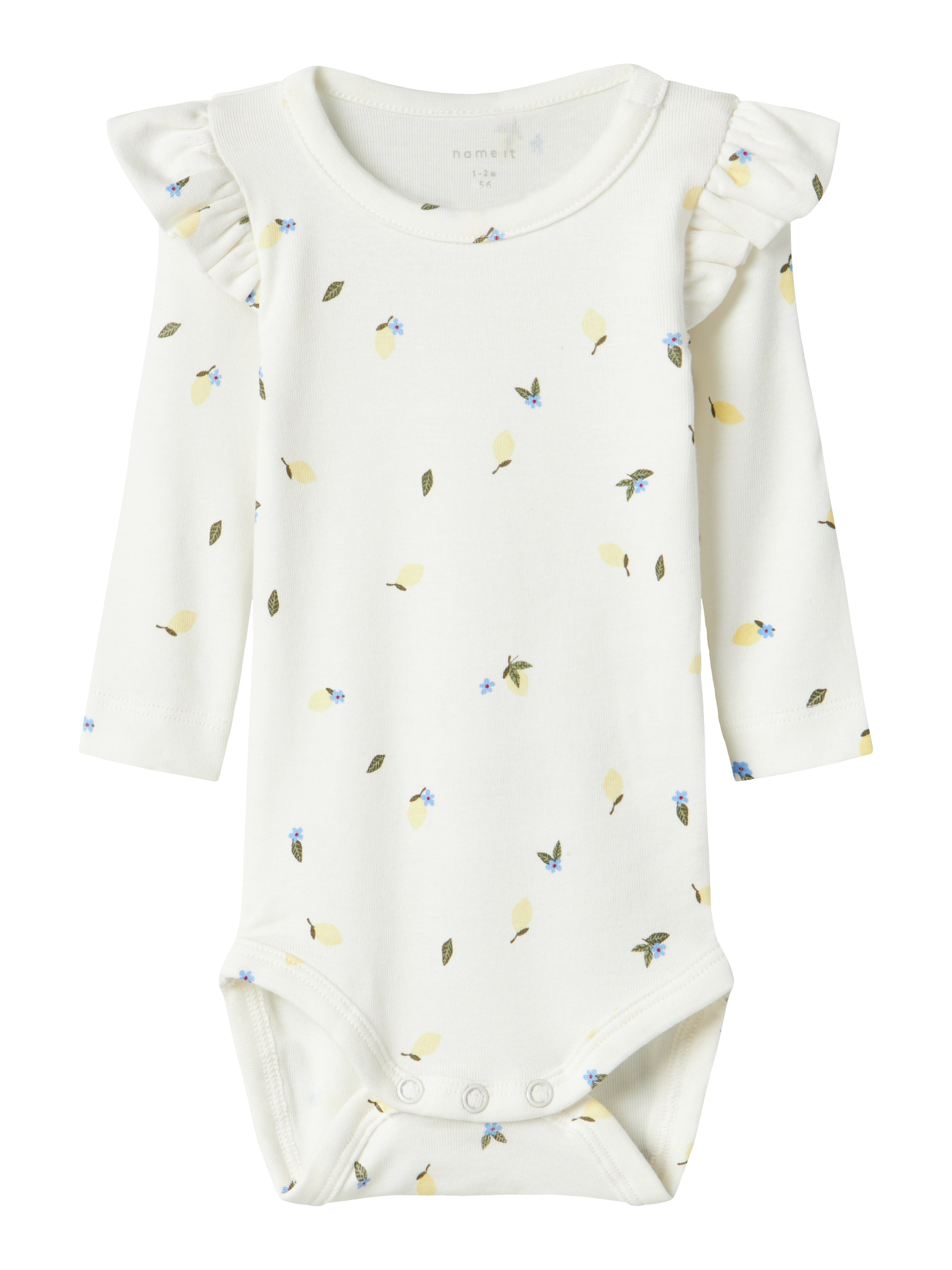 Name It Filly Body - Cloud Dancer med citronprint tilbud