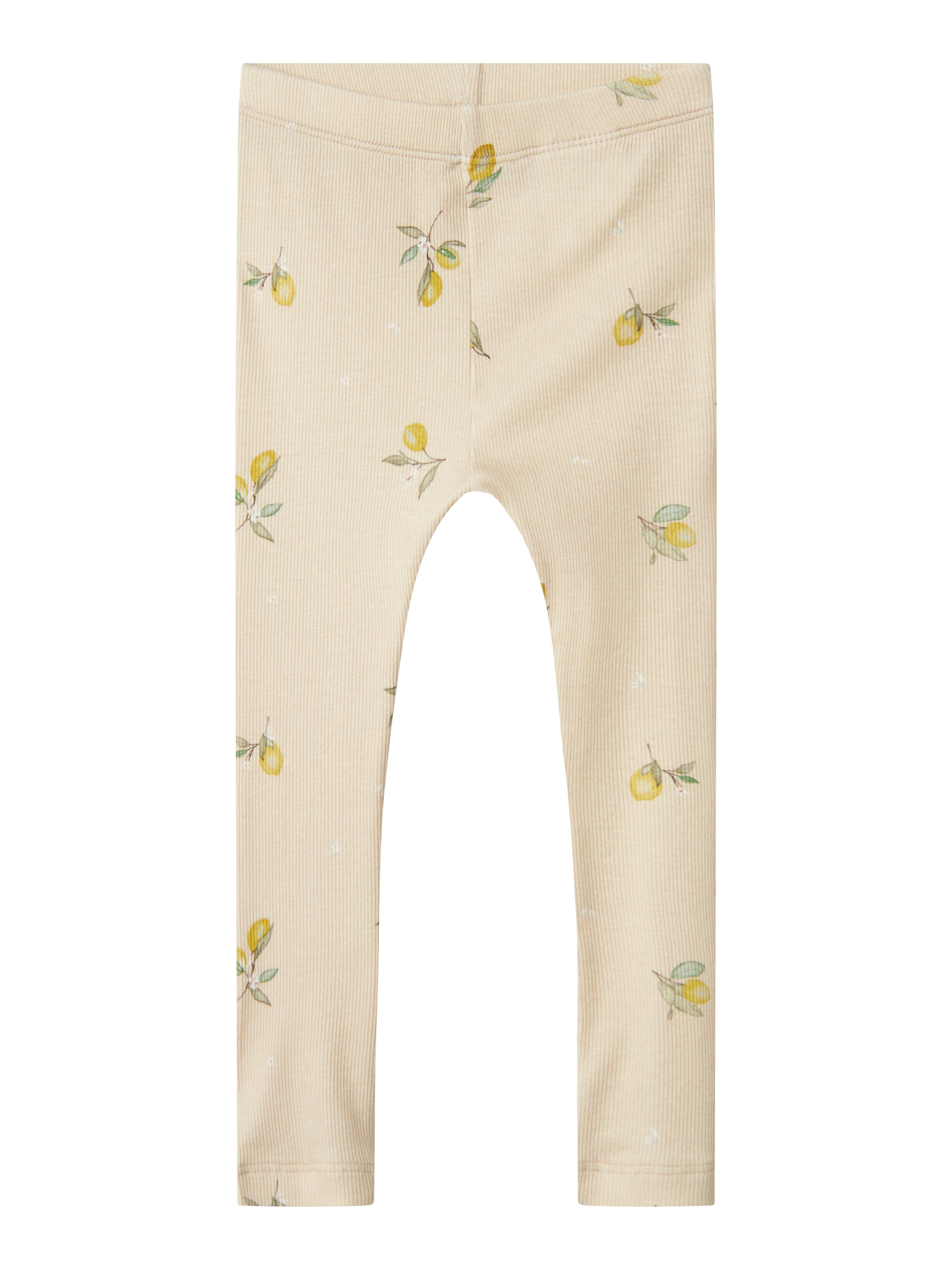 Name It Fryda Leggings - Peyote med søde citroner til piger