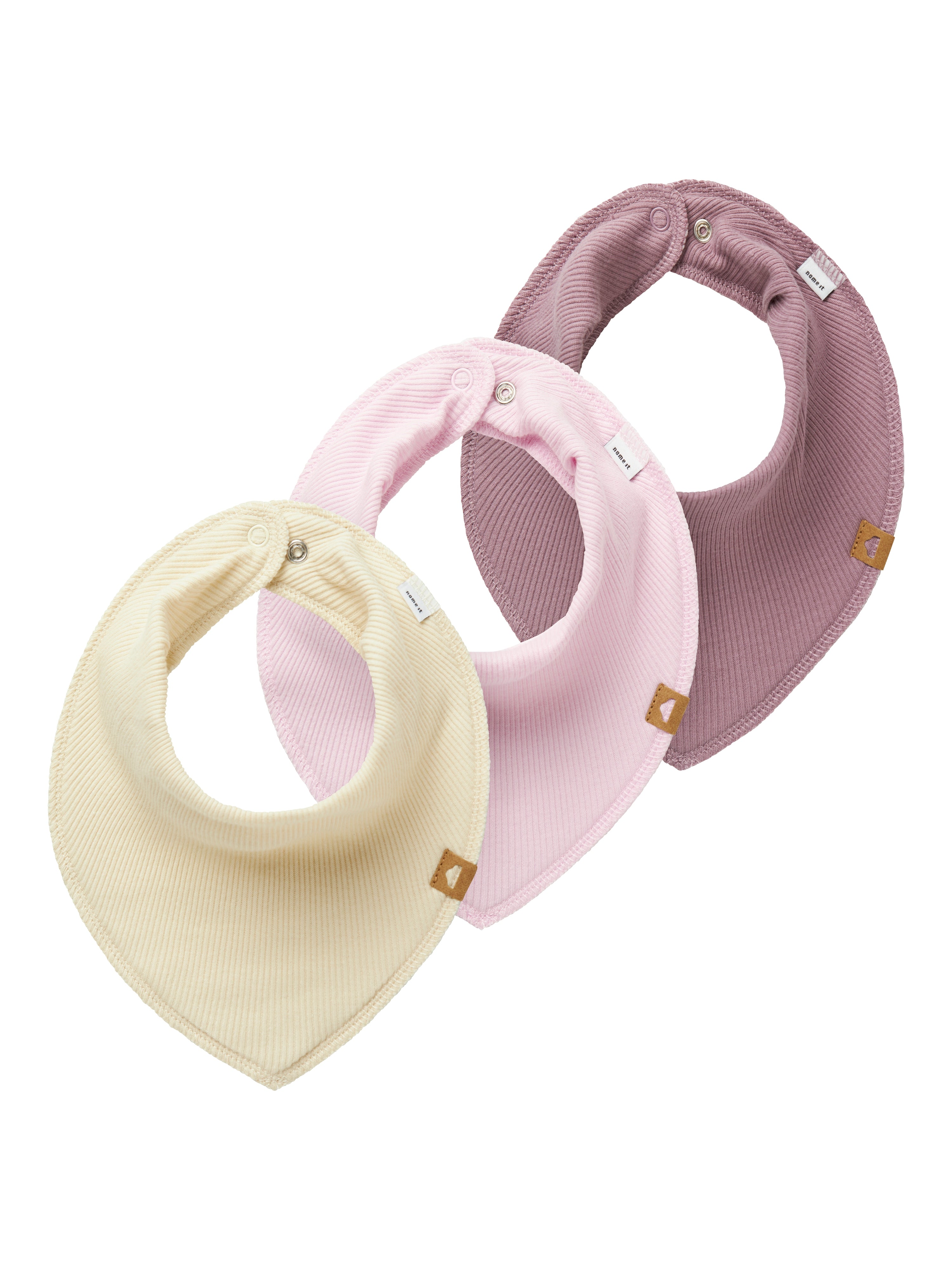 Name It Yvettebinnie Hagesmæk 3 Pak – Sommer Sand Tilbud