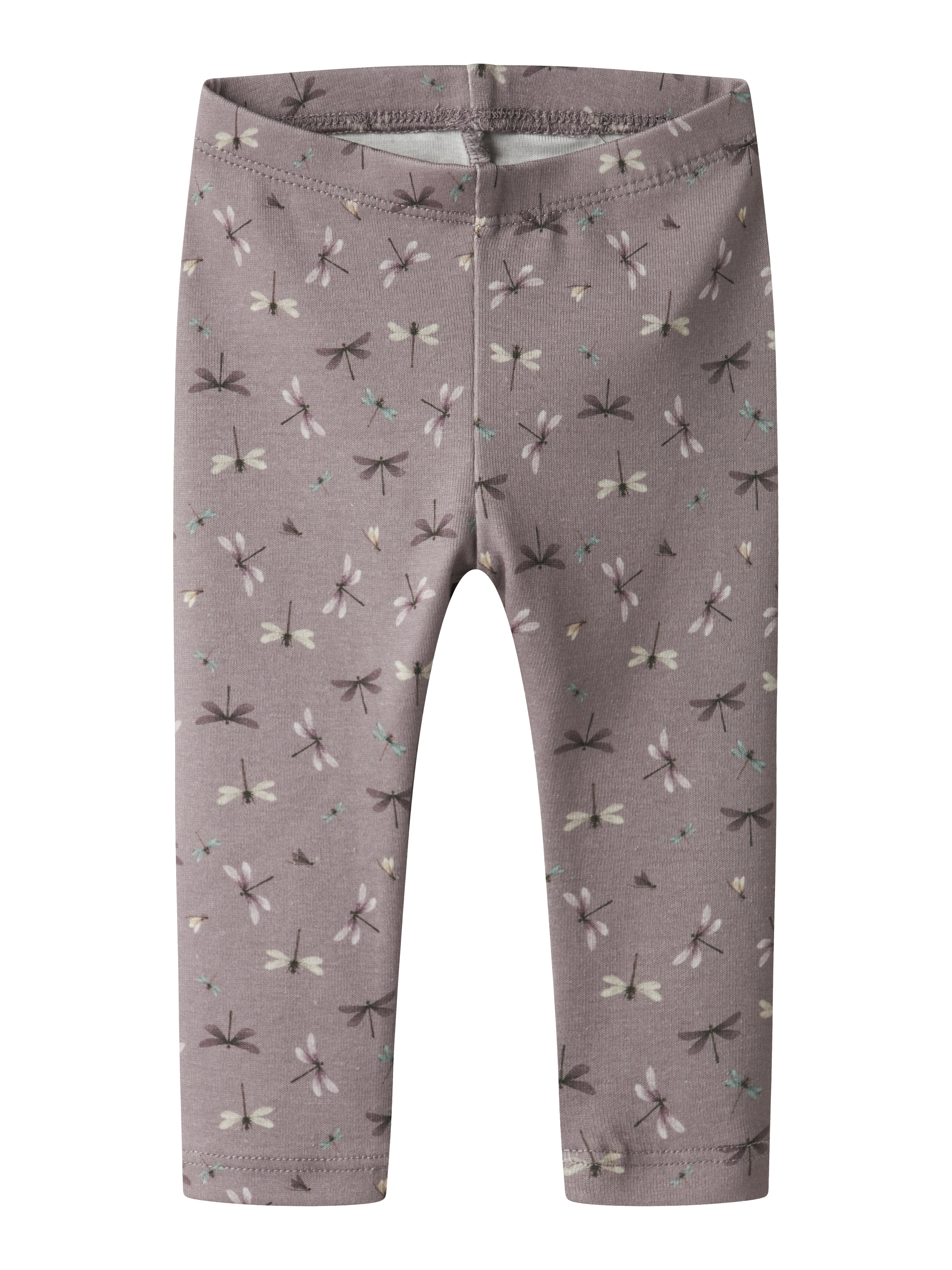 Name It Joyane Leggings - Lilla med Guldsmed Print Tilbud