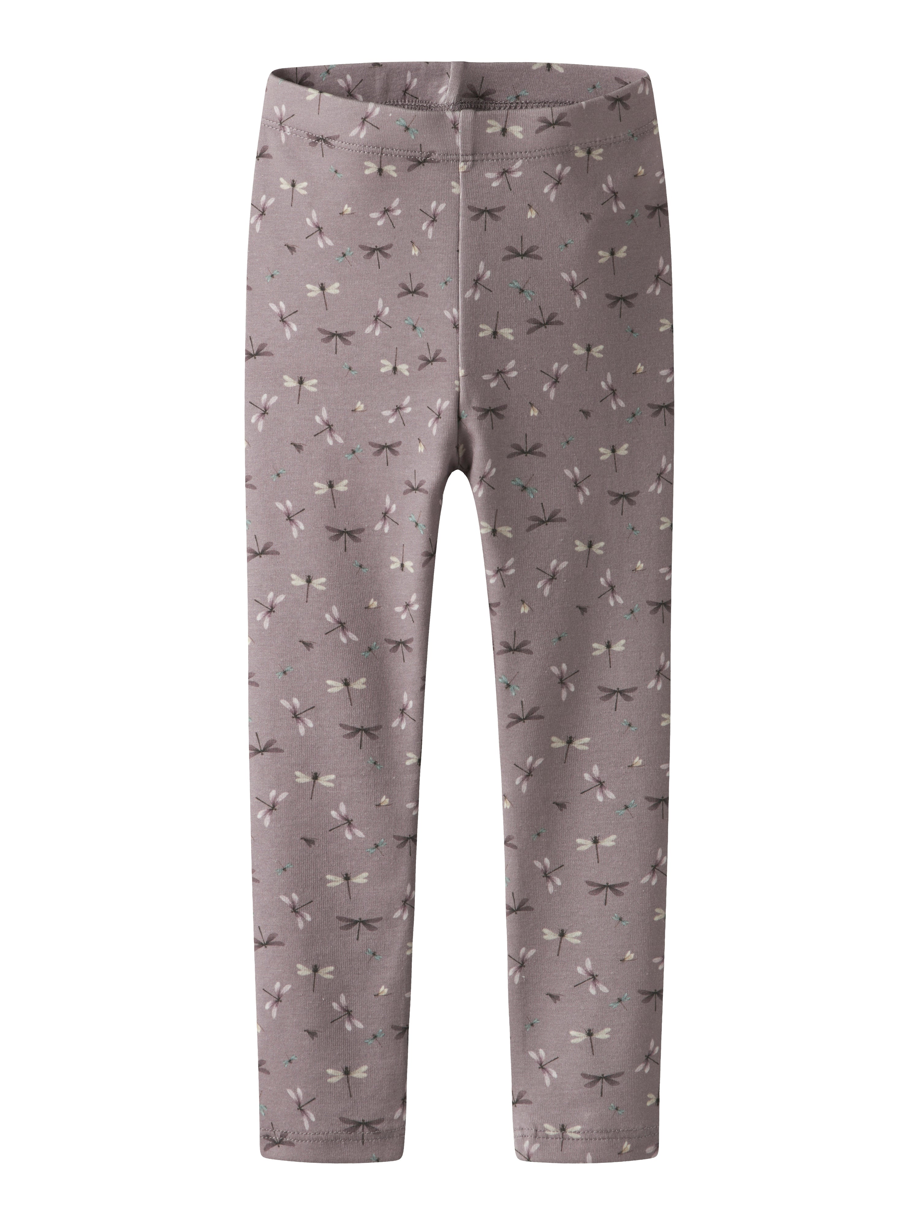 Name It Joyane Leggings - Lilla med Guldsmed Print