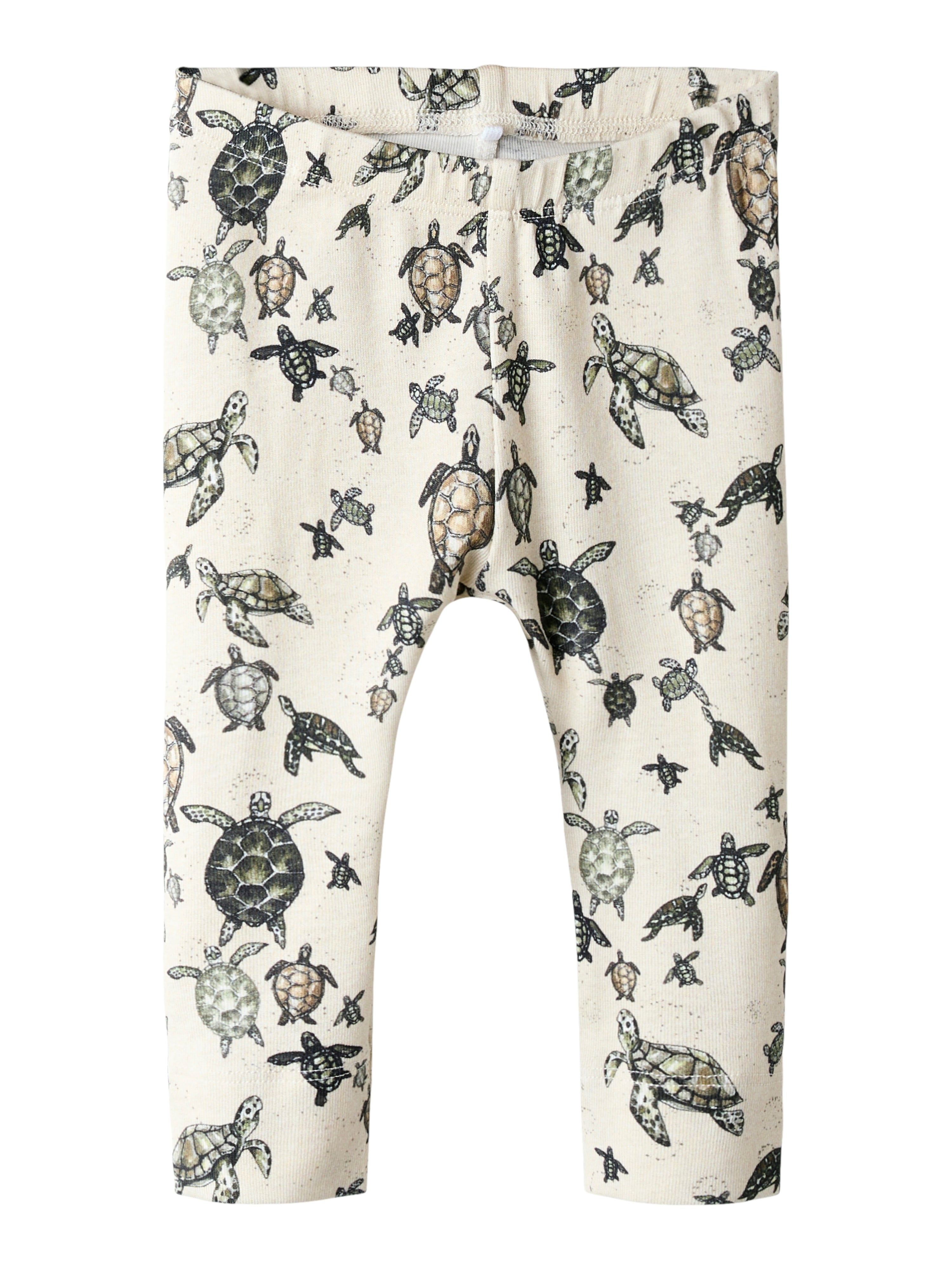 Søde skildpadde leggings til børn - Peyote Melange