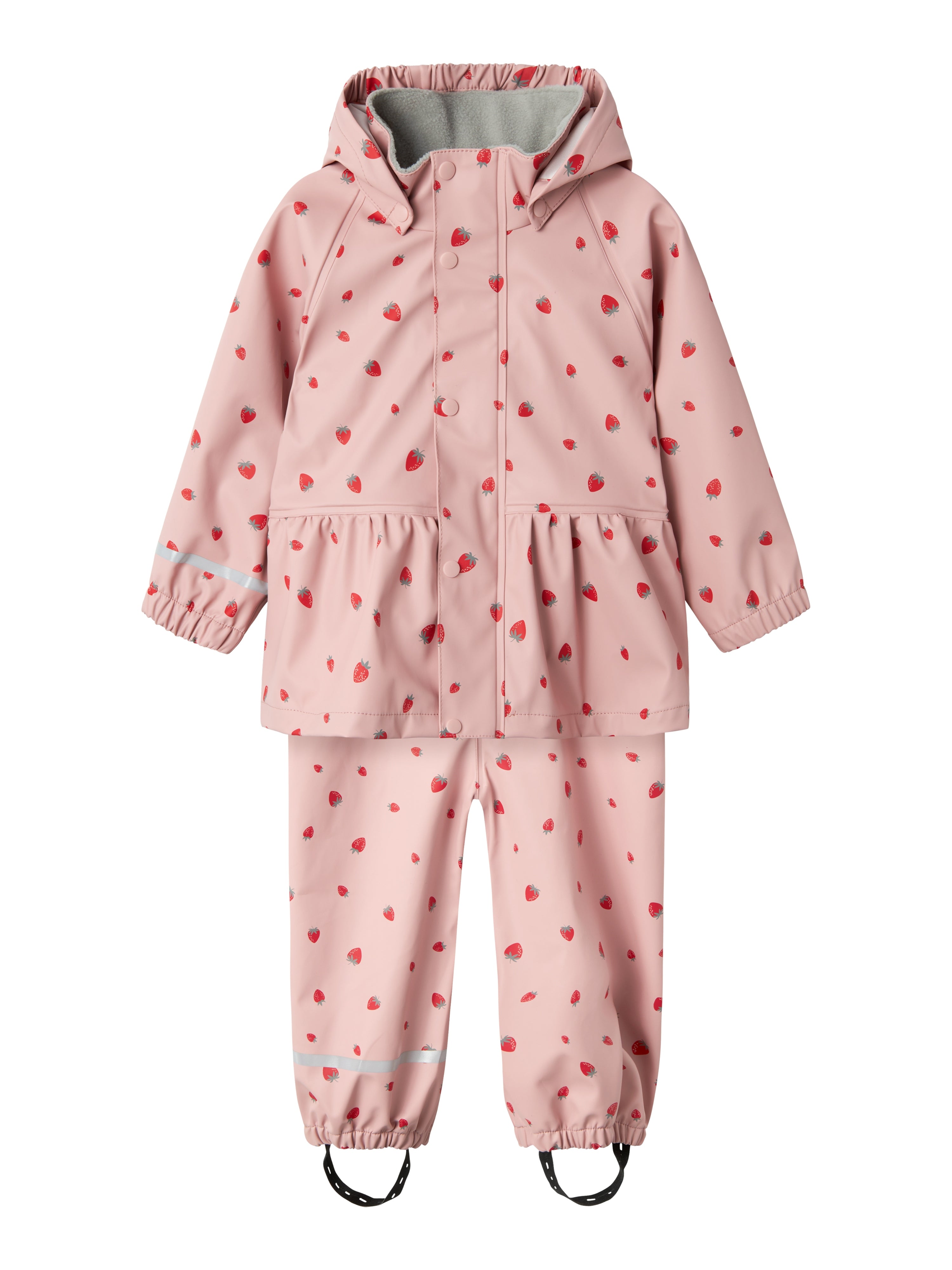 Name It Dry  Rain Set - Pale Mauve Strawberry -   Cm