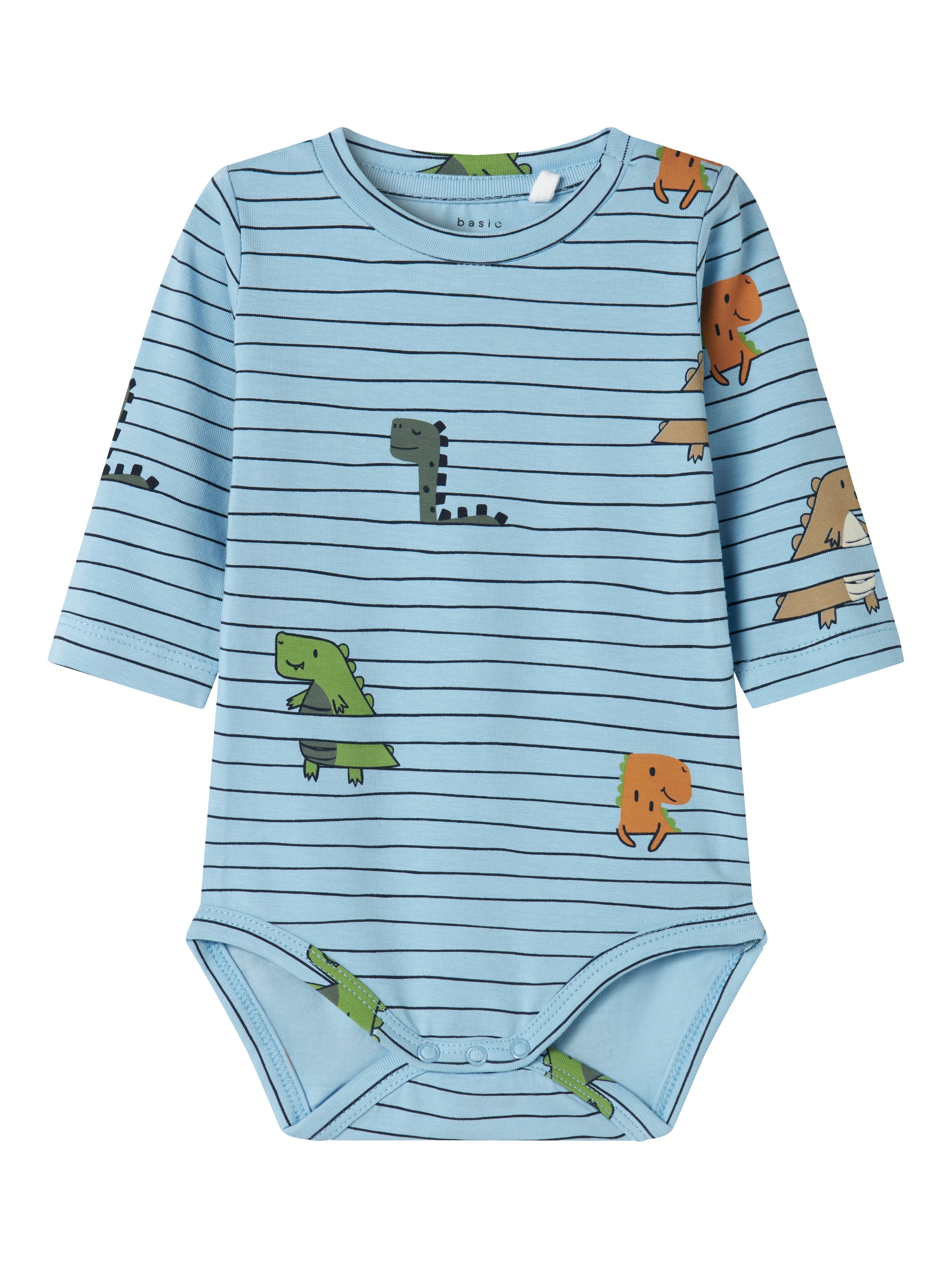 Dinosaurprint Body til Børn - Dusk Blue fra Name It