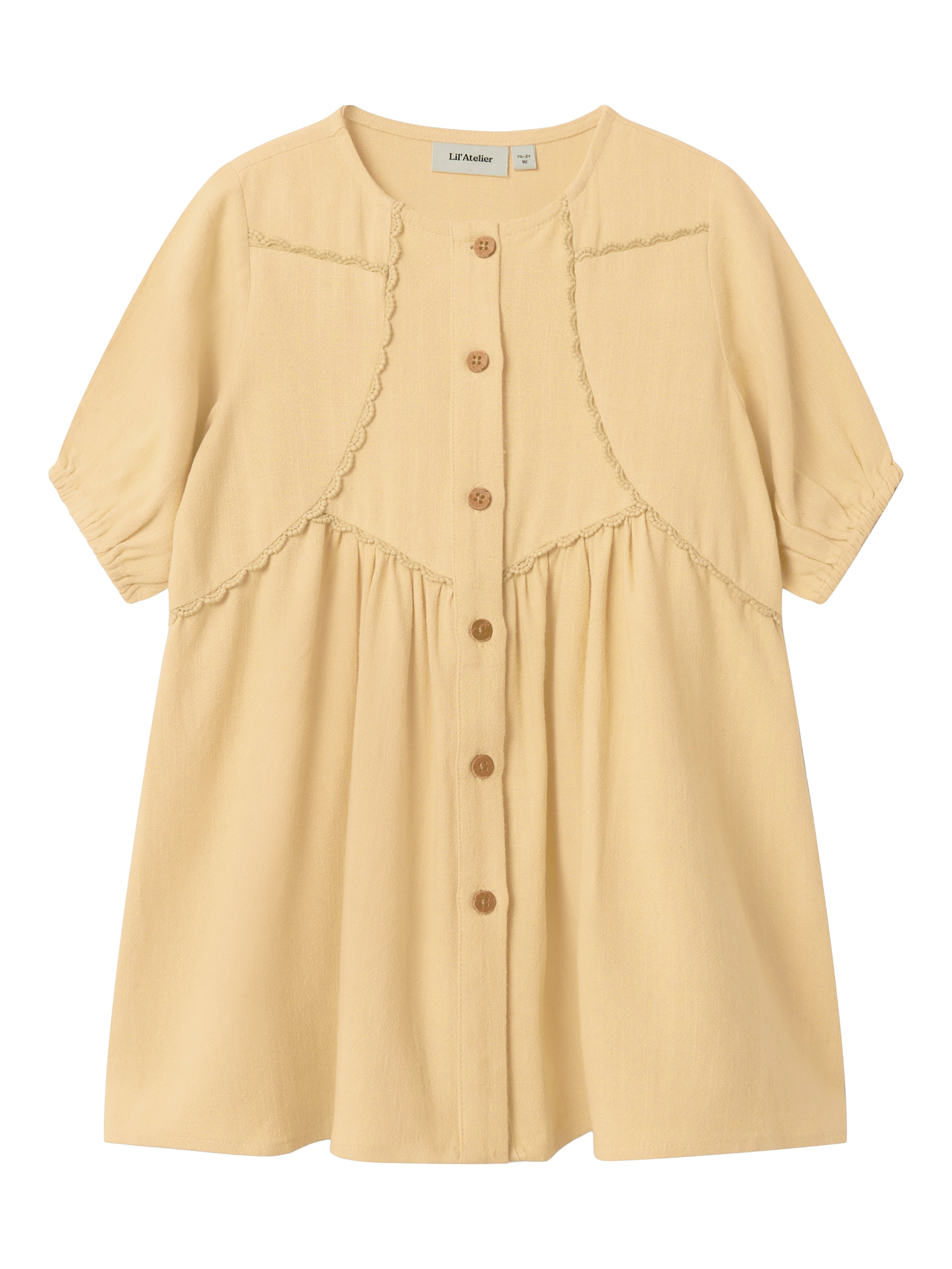 Lil Atelier Damla Kjole – Taos Taupe – Fantastisk Udsalg!
