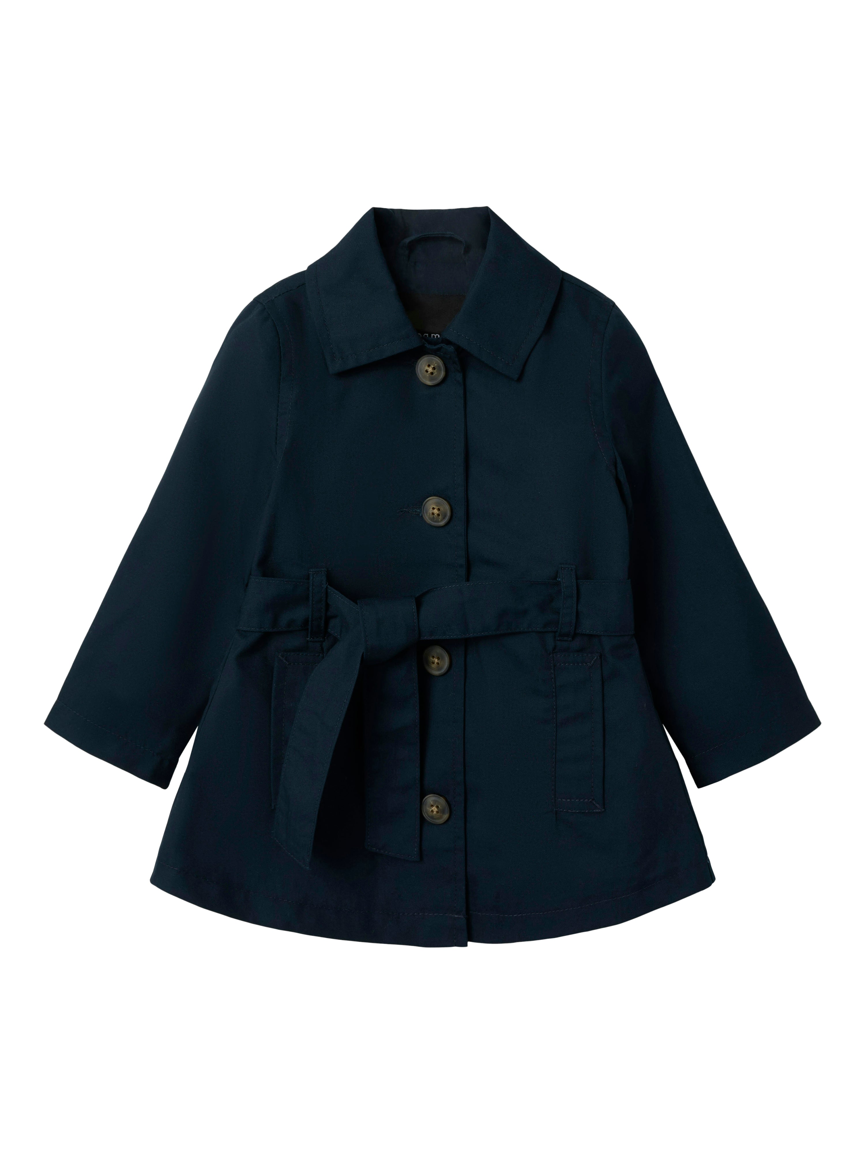 Name It Pmaria Trenchcoat - Mørk Safir - Fantastisk Tilbud!