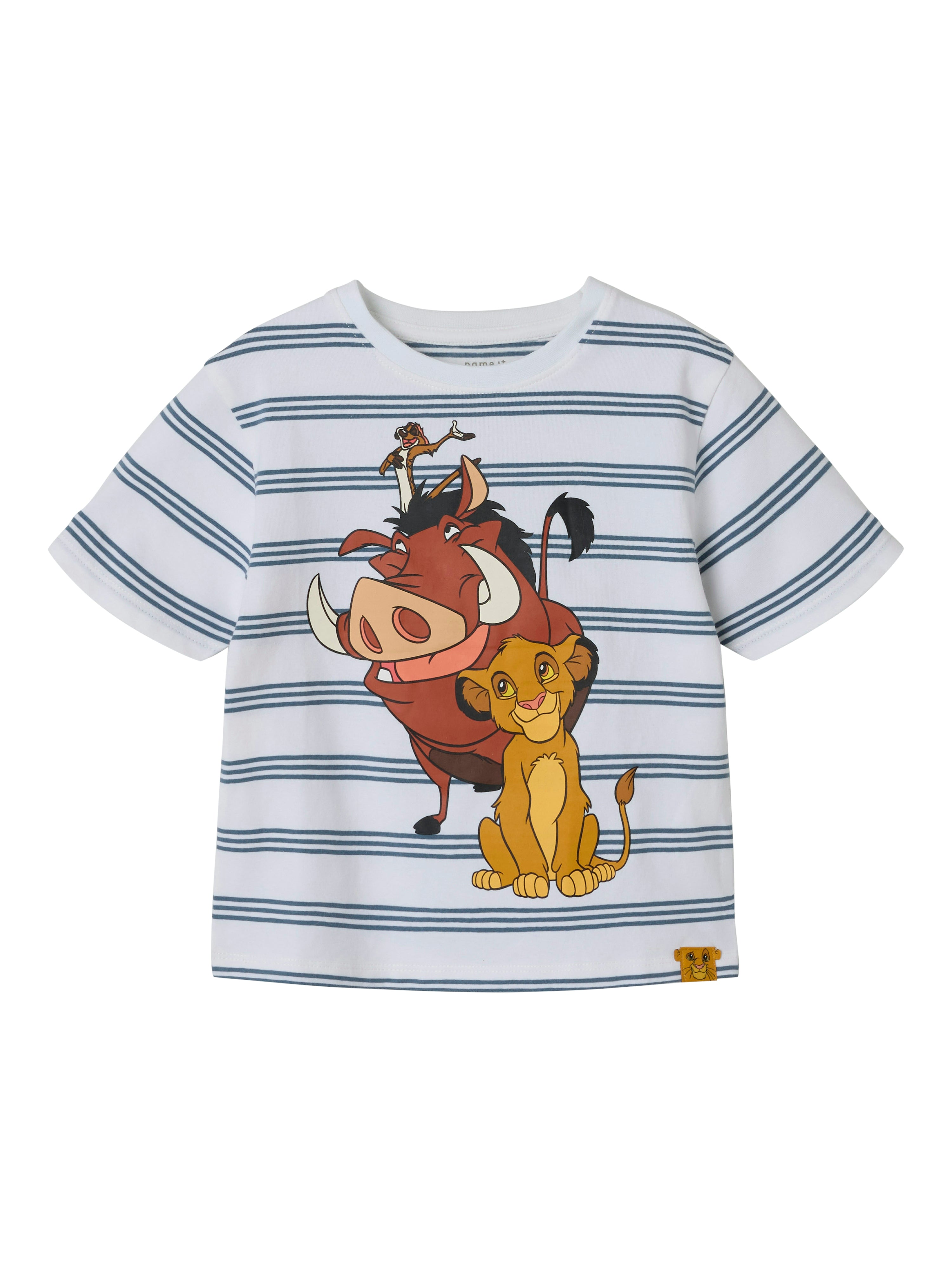 Name It Audo Løvernes Konge T-shirt – Lys Hvid med Simba