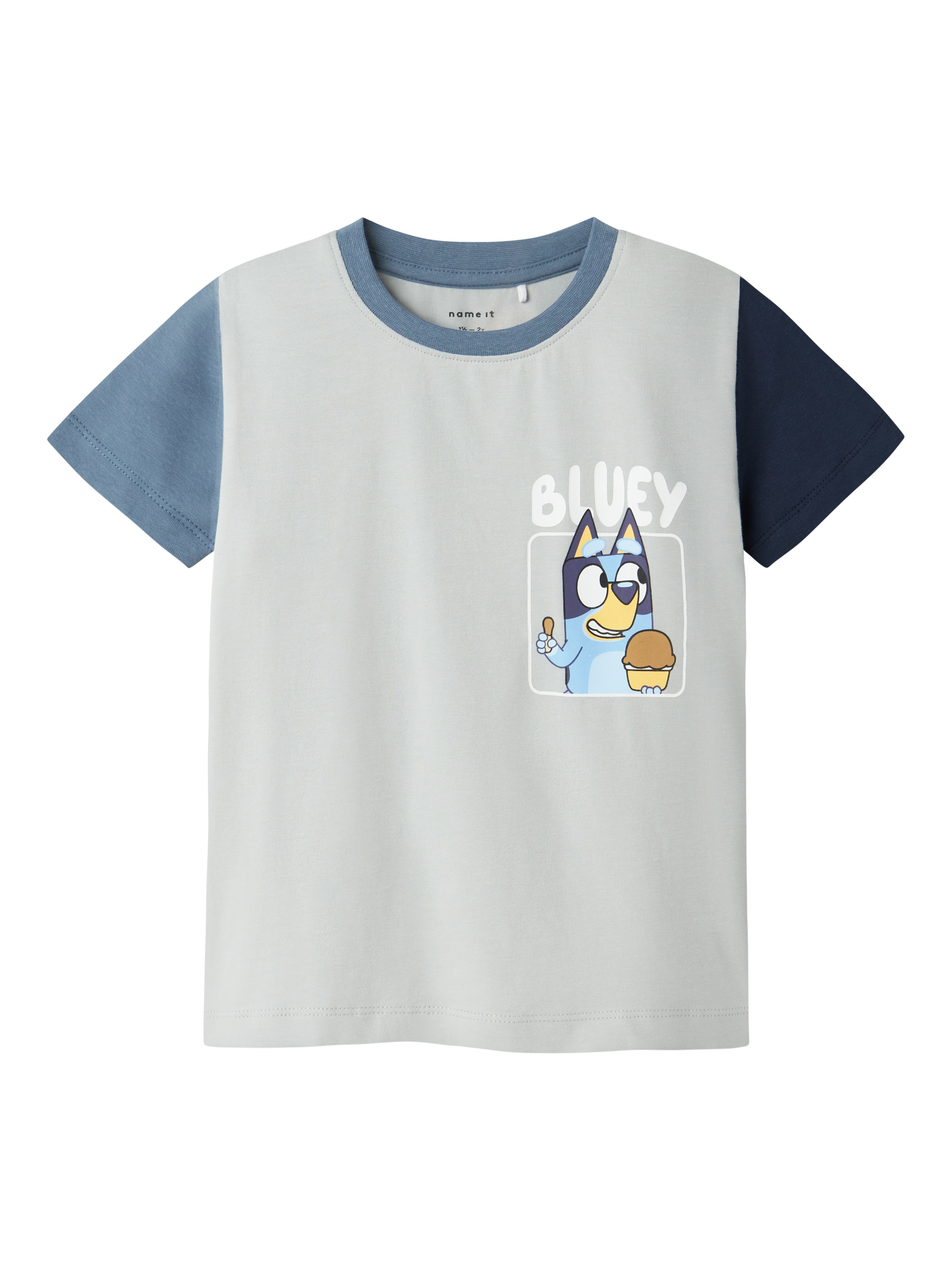 Name It Marmar Bluey T-shirt – Perleblå til Børn