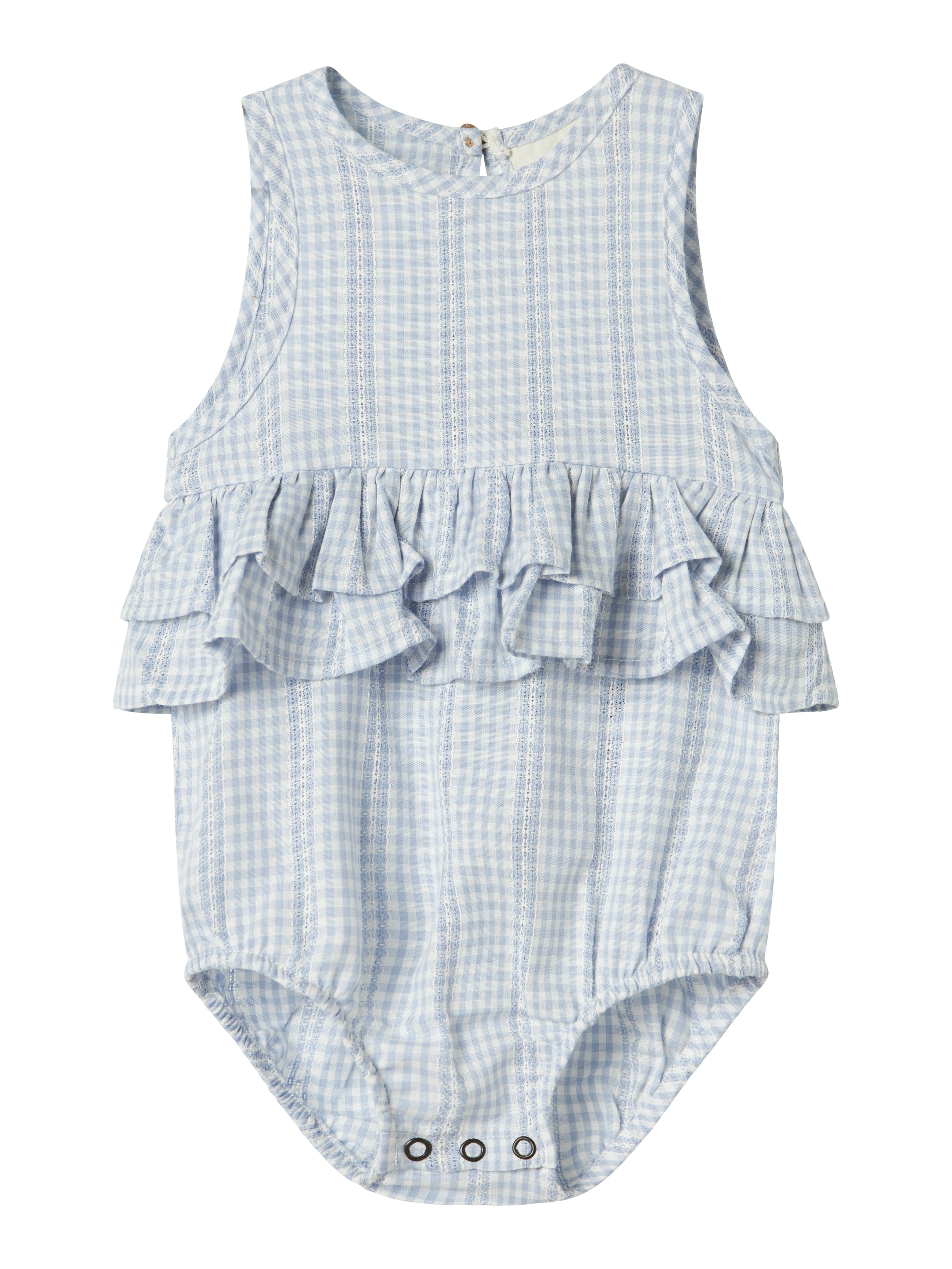 Lil Atelier Hazelle Body - Zen Blue - Økologisk Komfort