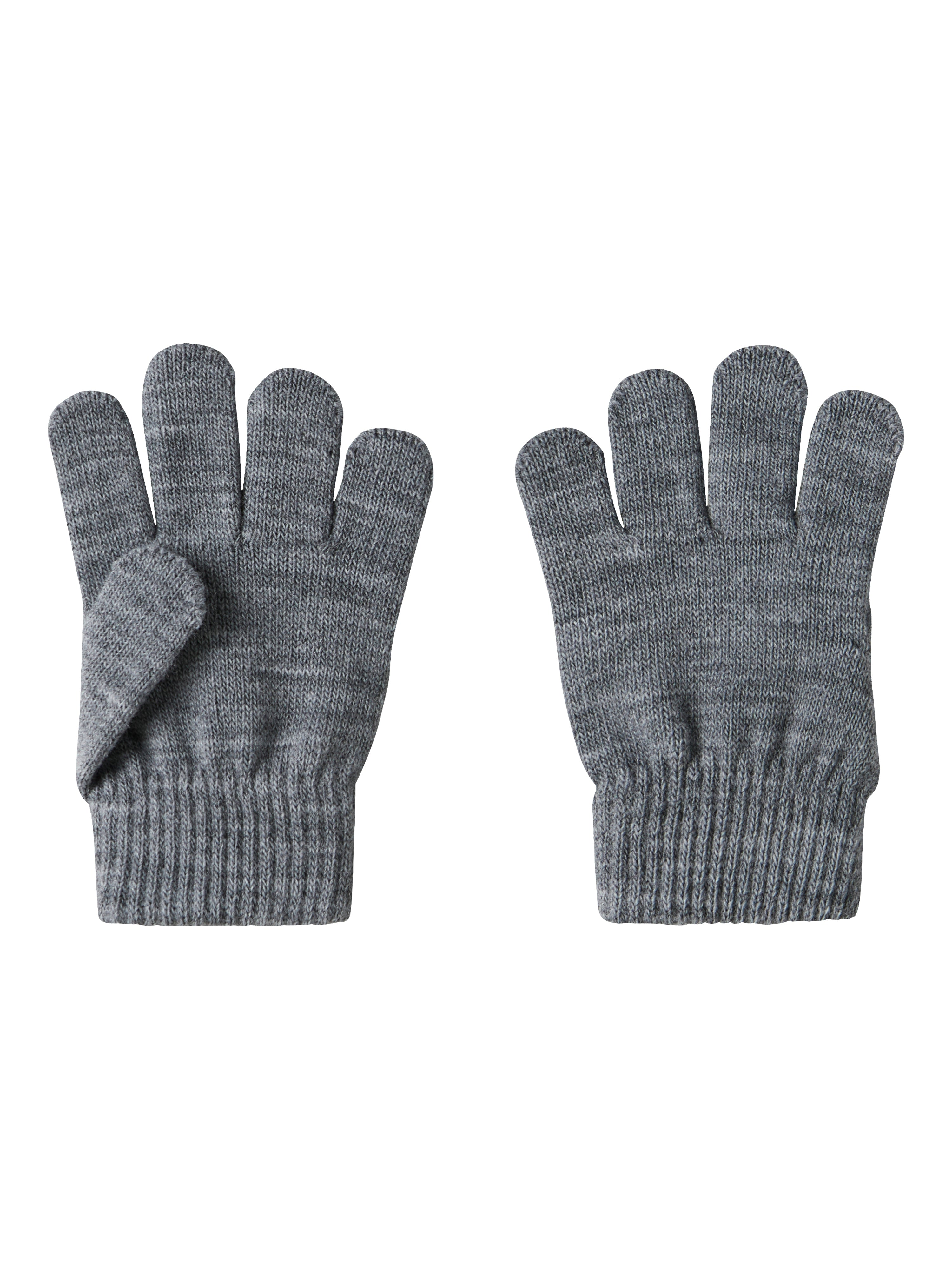 Name It Magic Strikkede Handsker – Grå Melange – Must-Have!