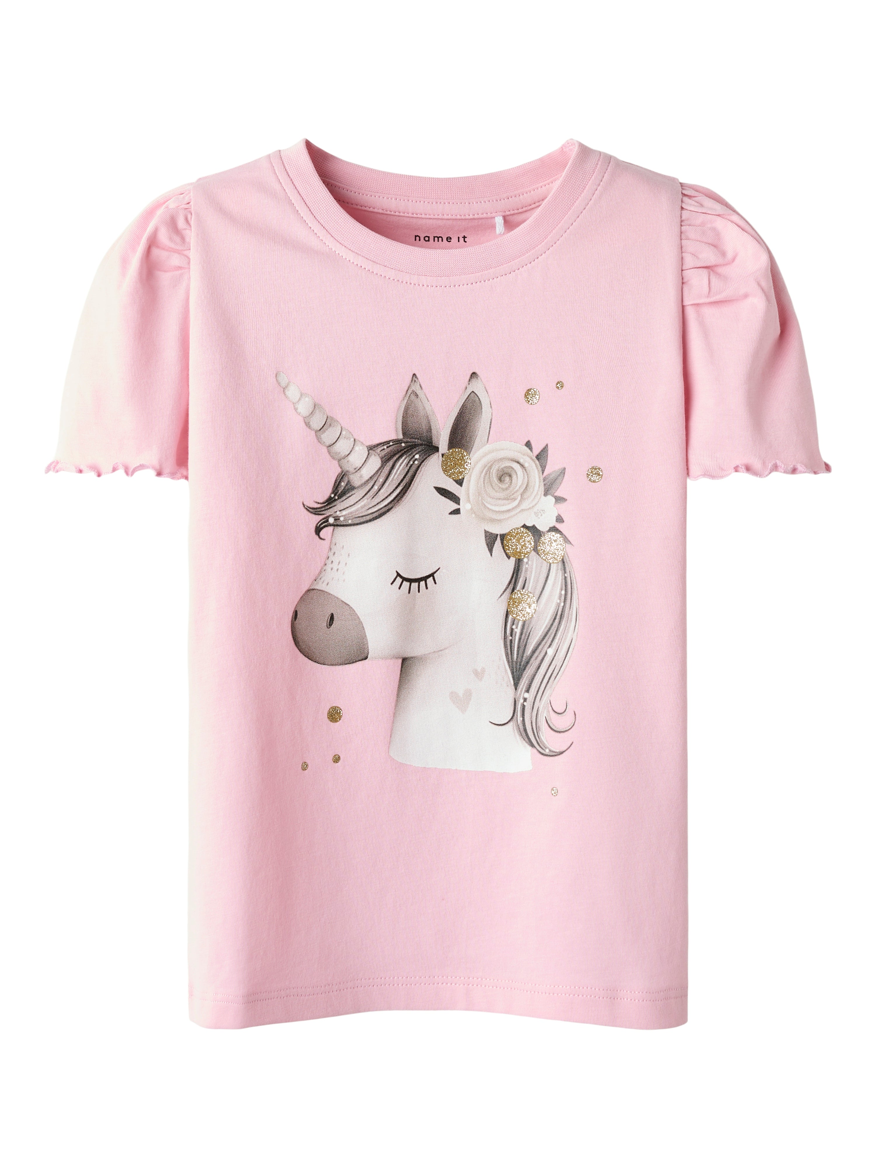 Name It Jane T-shirt med Enhjørning – Cameo Pink tilbud
