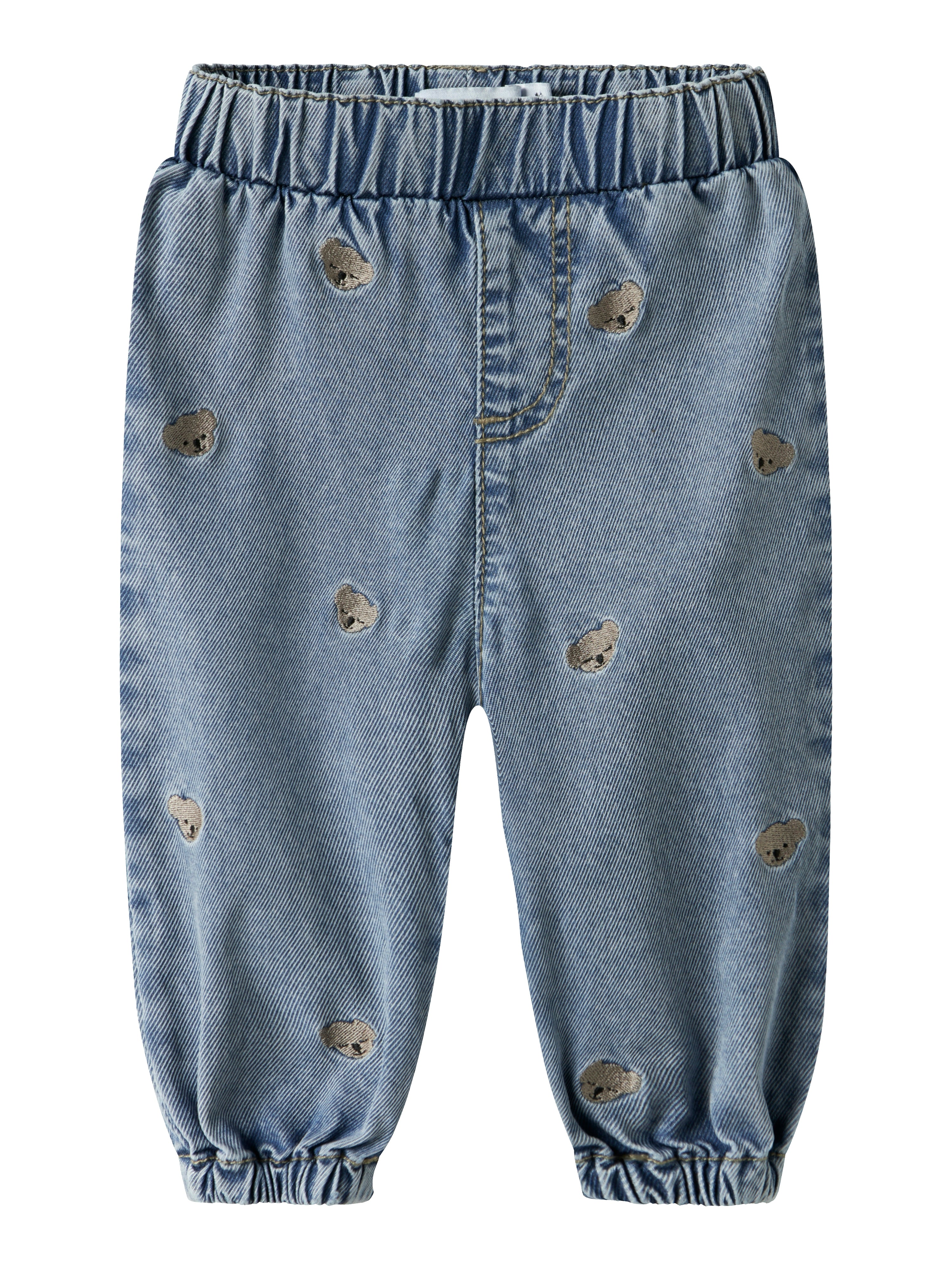 Name It Ben Baggy Emb Jeans - Medium Blue Denim -   Cm