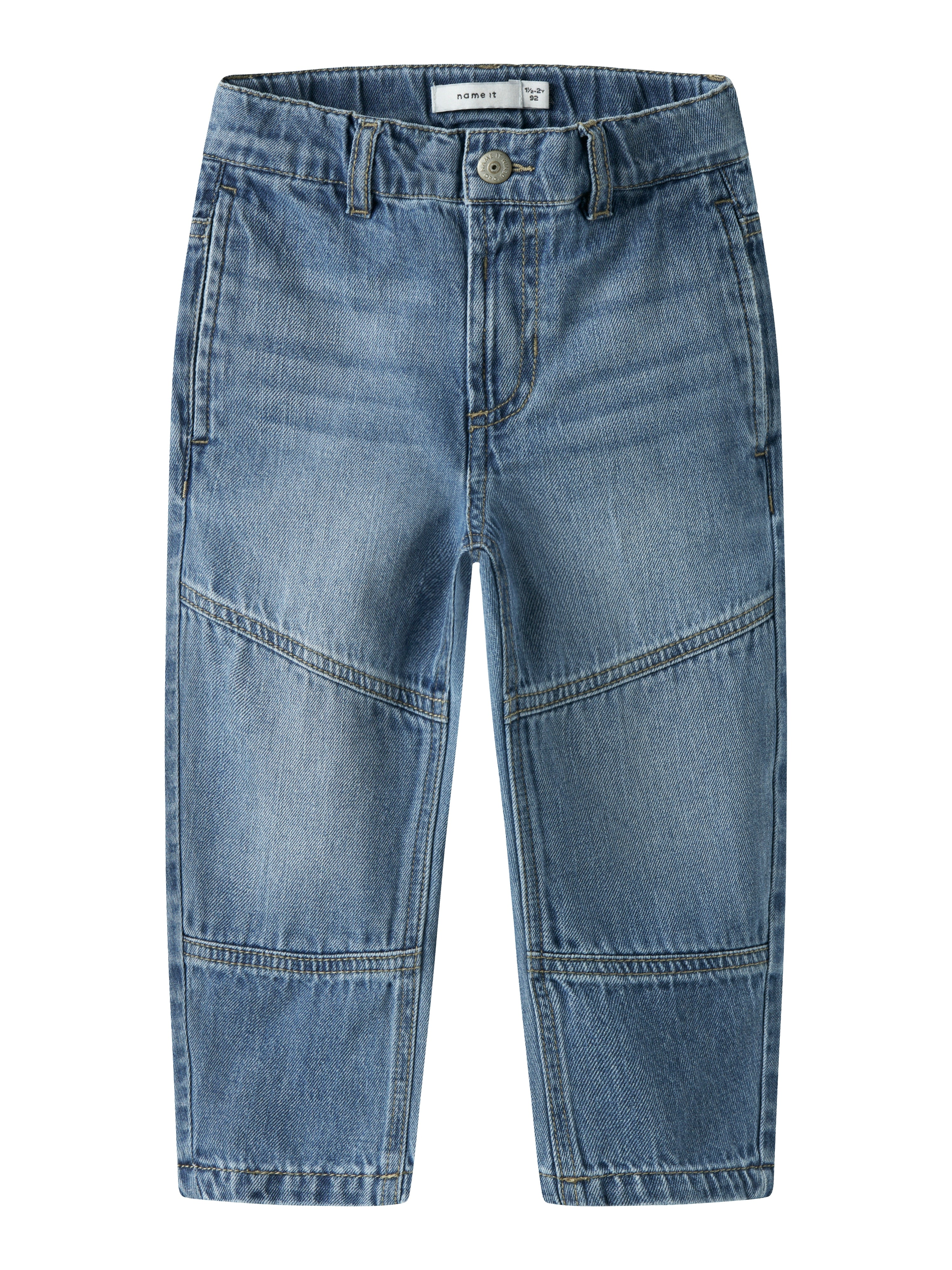 Name It Ben Tapered Jeans - Medium Blue Denim -   Cm