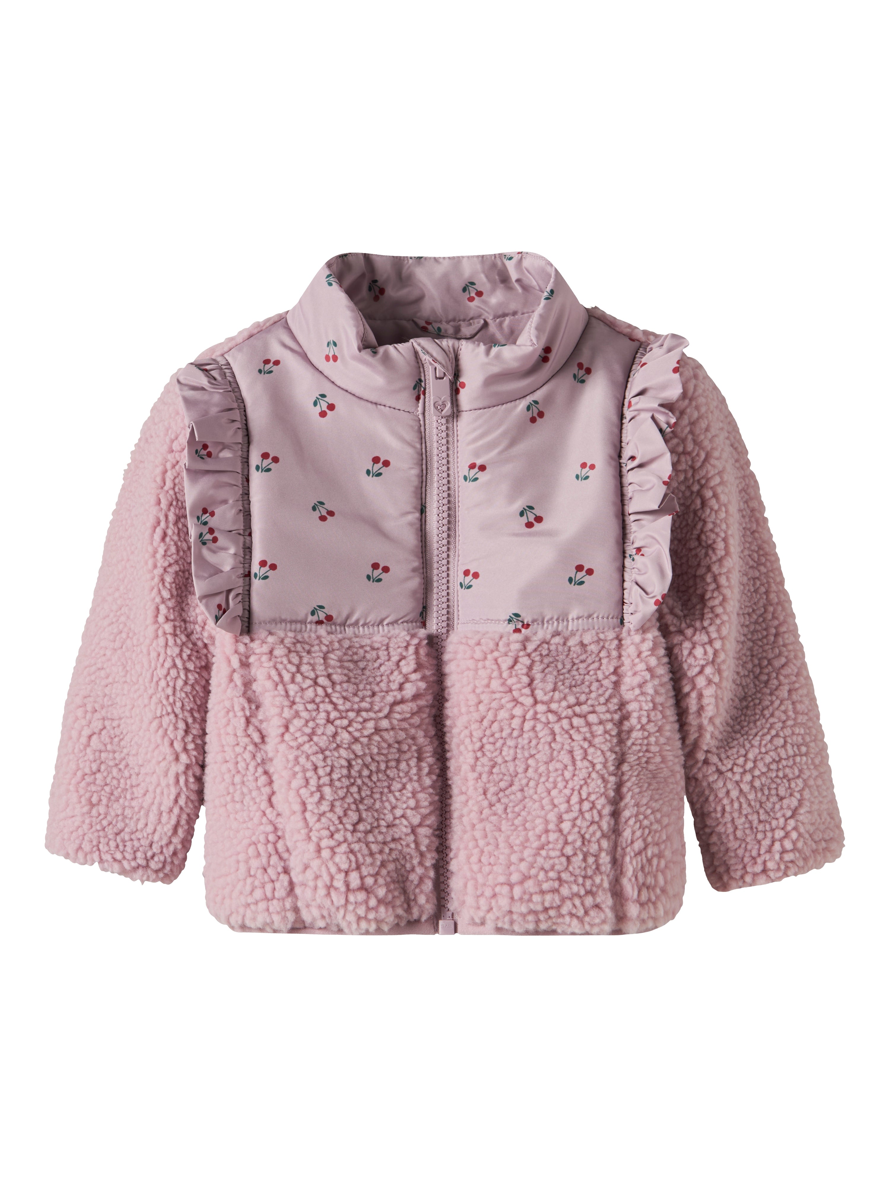 Name It Minna Teddy Jacket - Keepsake Lilac -   Cm