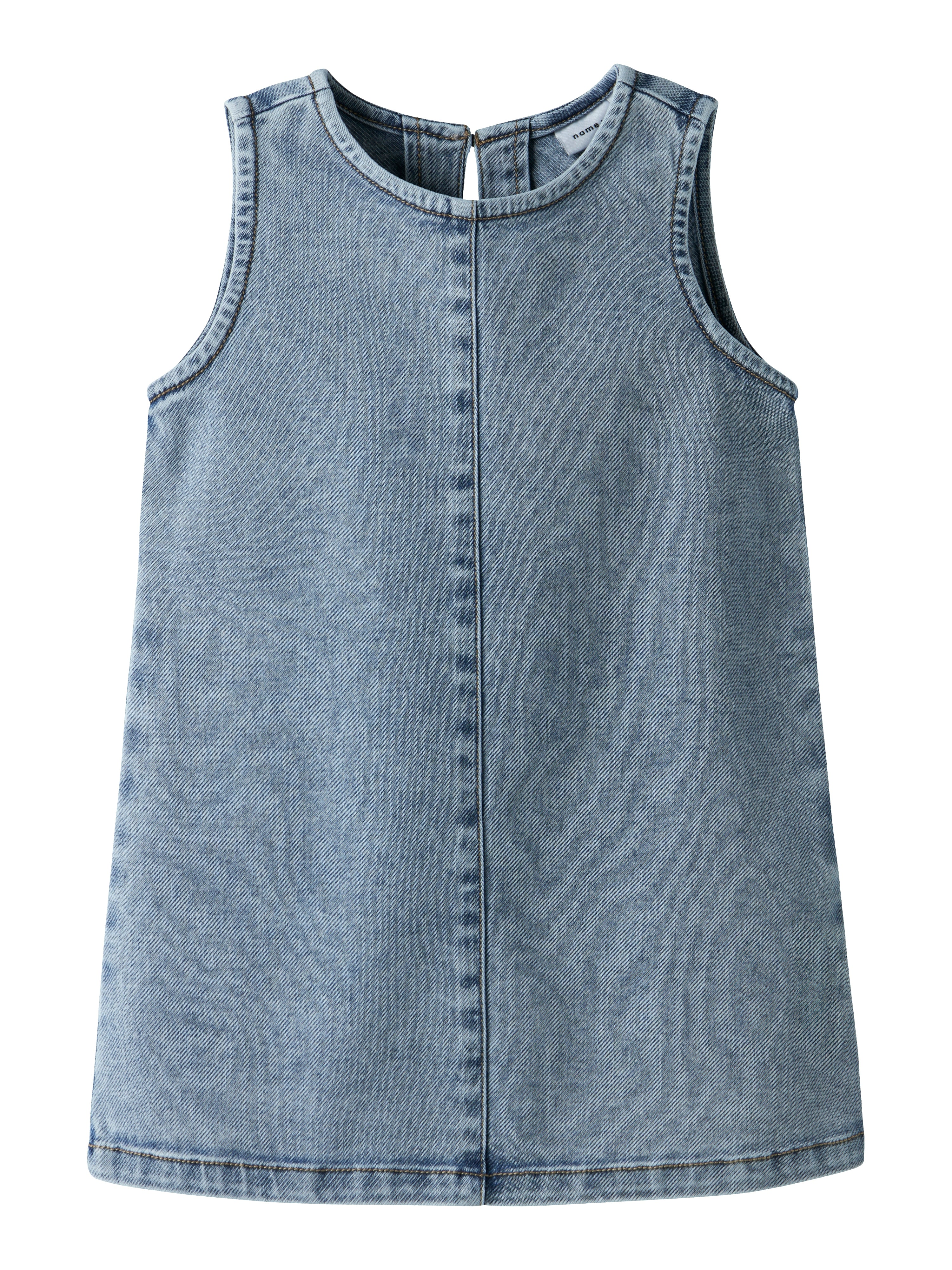 Name It Amelia Denim Dress - Medium Blue Denim -   Cm