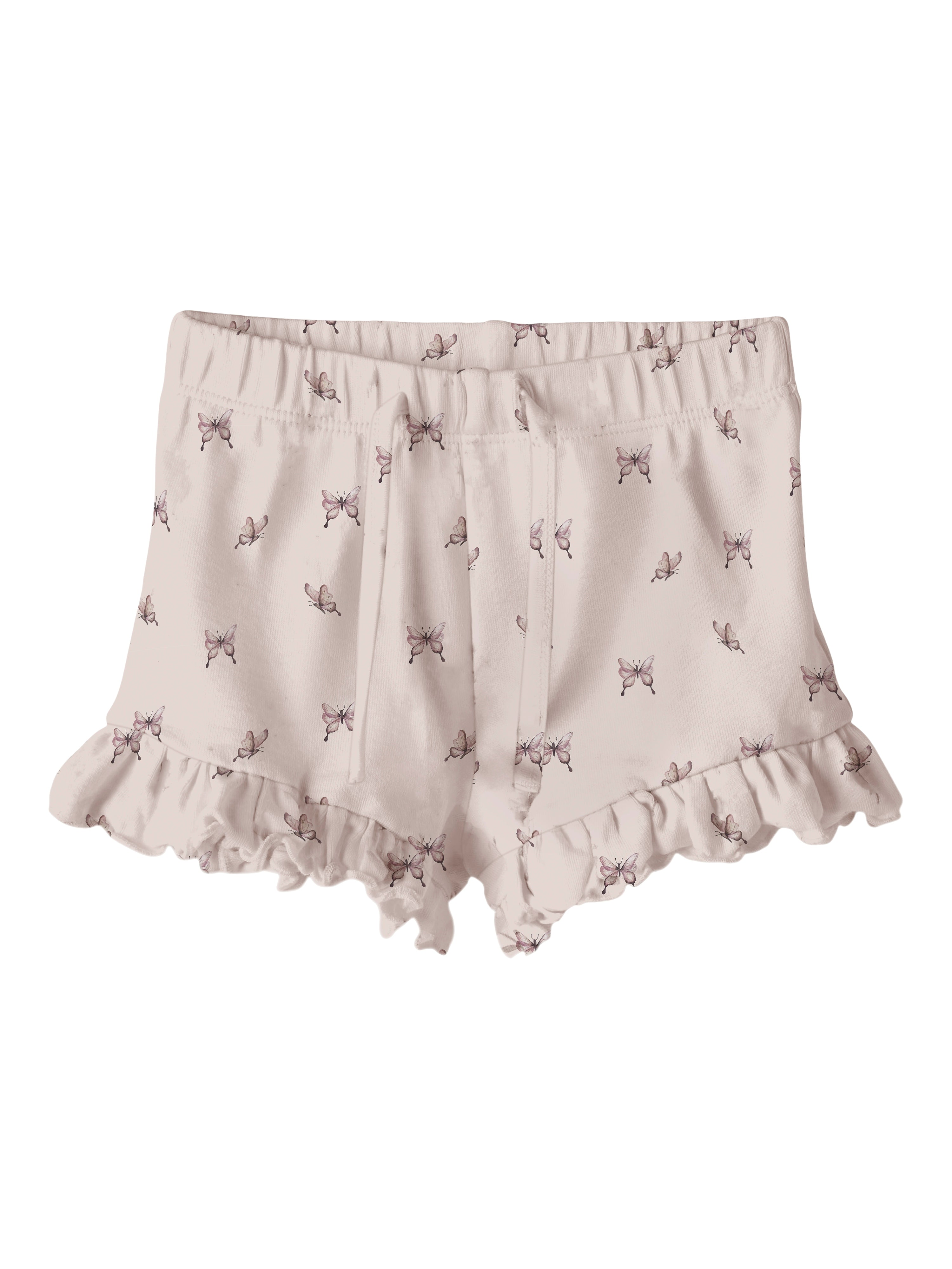 Lil Atelier Gayo Shorts – Søde Sommershorts i Peach Blush