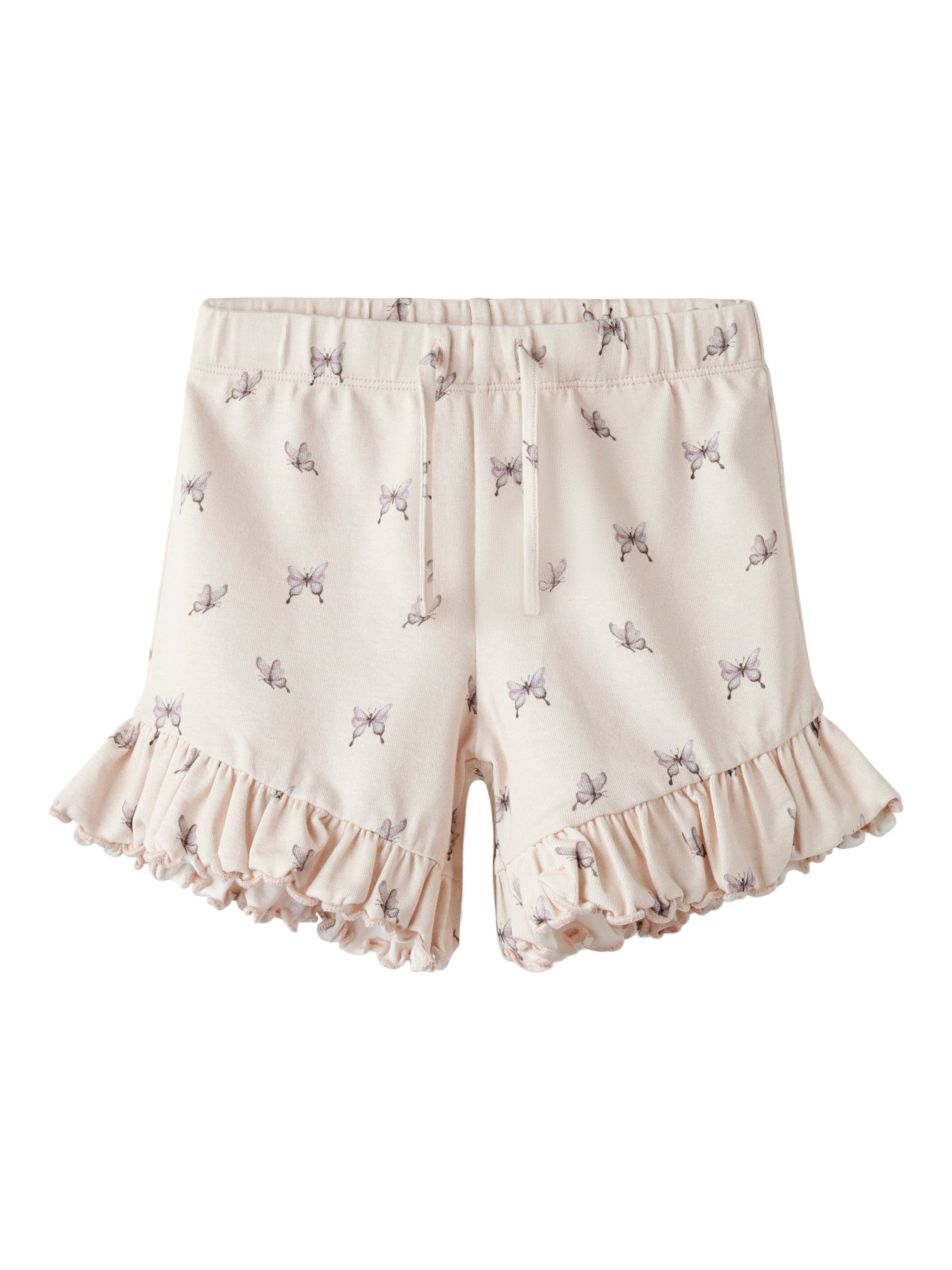 Lil Atelier Gayo Shorts - Peach Blush Butterfly Tilbud
