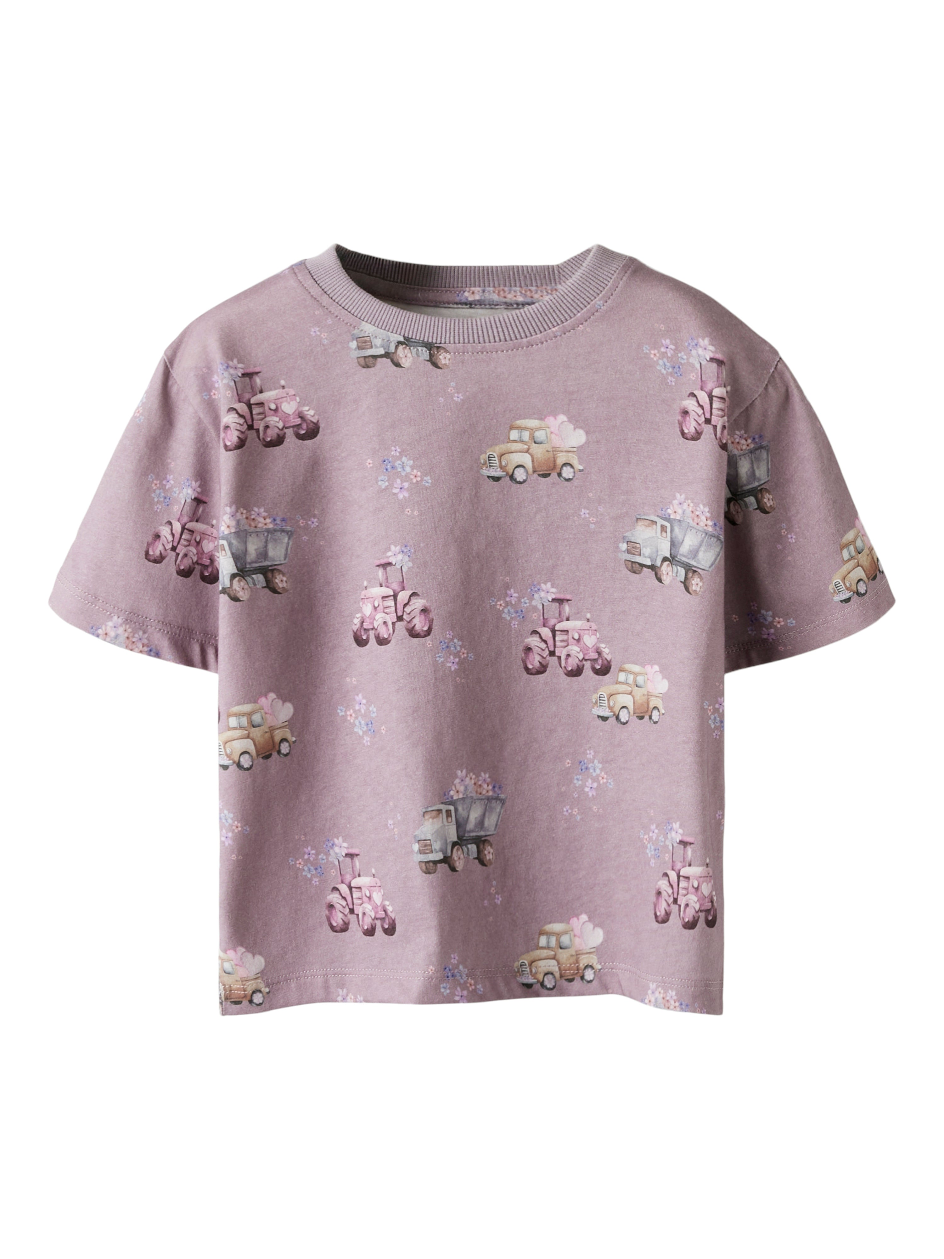 Name It Helga T-shirt – Elderberry med flot print